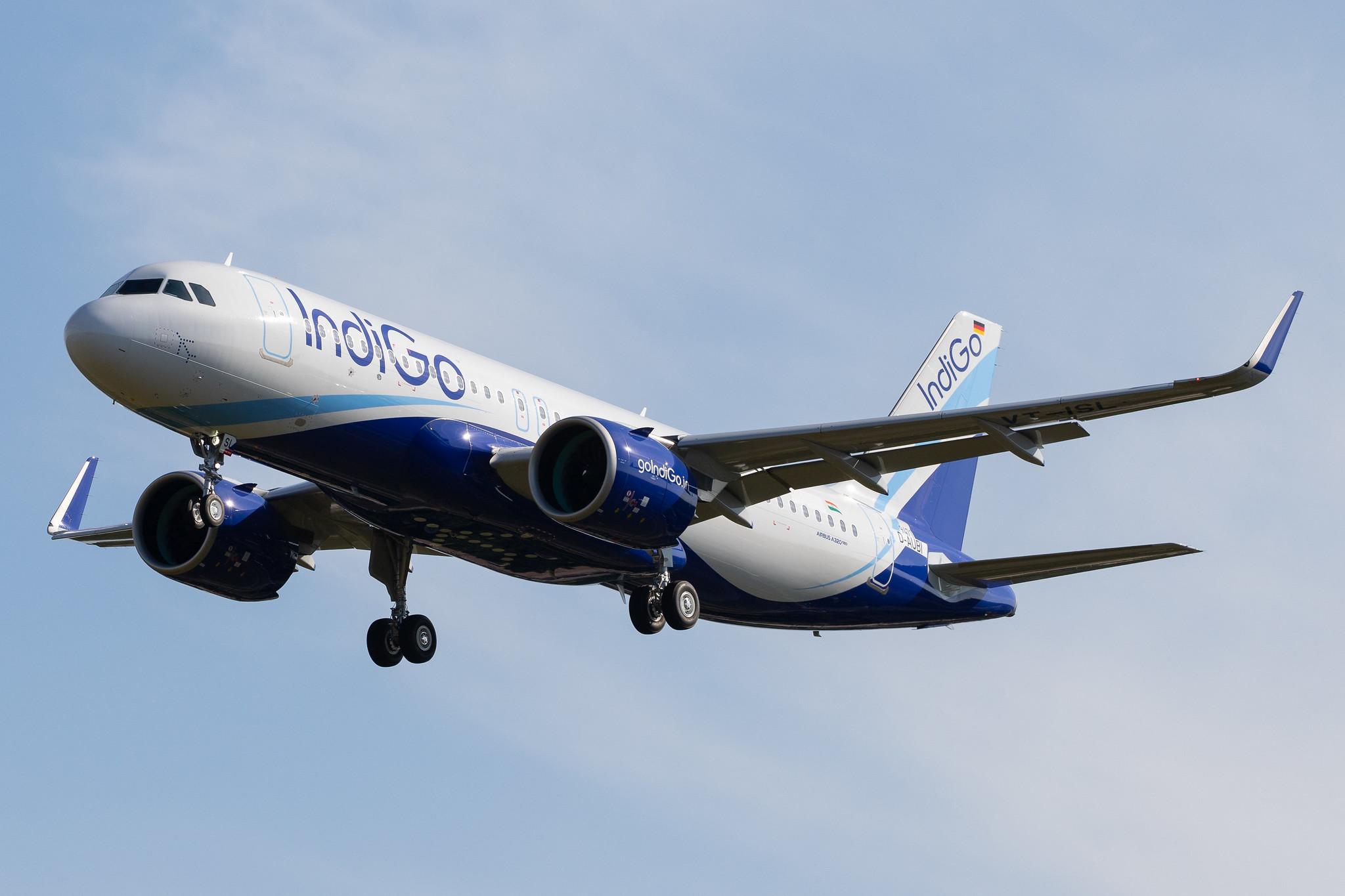 Hamburg Airport: IndiGo (6E / IGO) |   Airbus A320-271N A20N | D-AUBI | MSN 9471