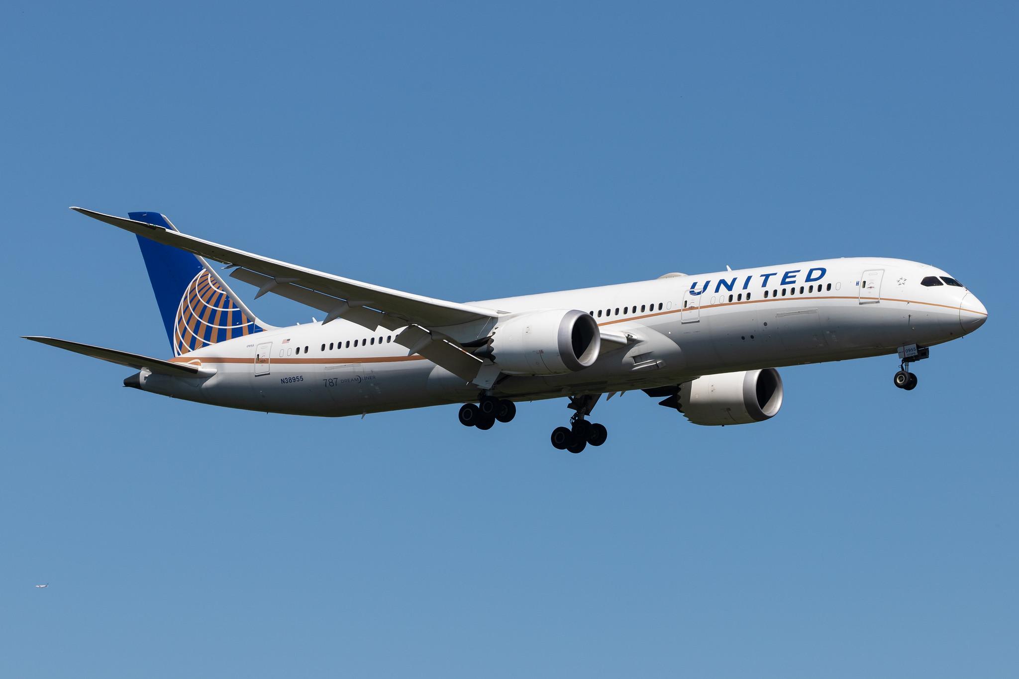 Frankfurt Airport: United Airlines (UA / UAL) |  Boeing 787-9 Dreamliner B789 | N38955 | MSN 37814