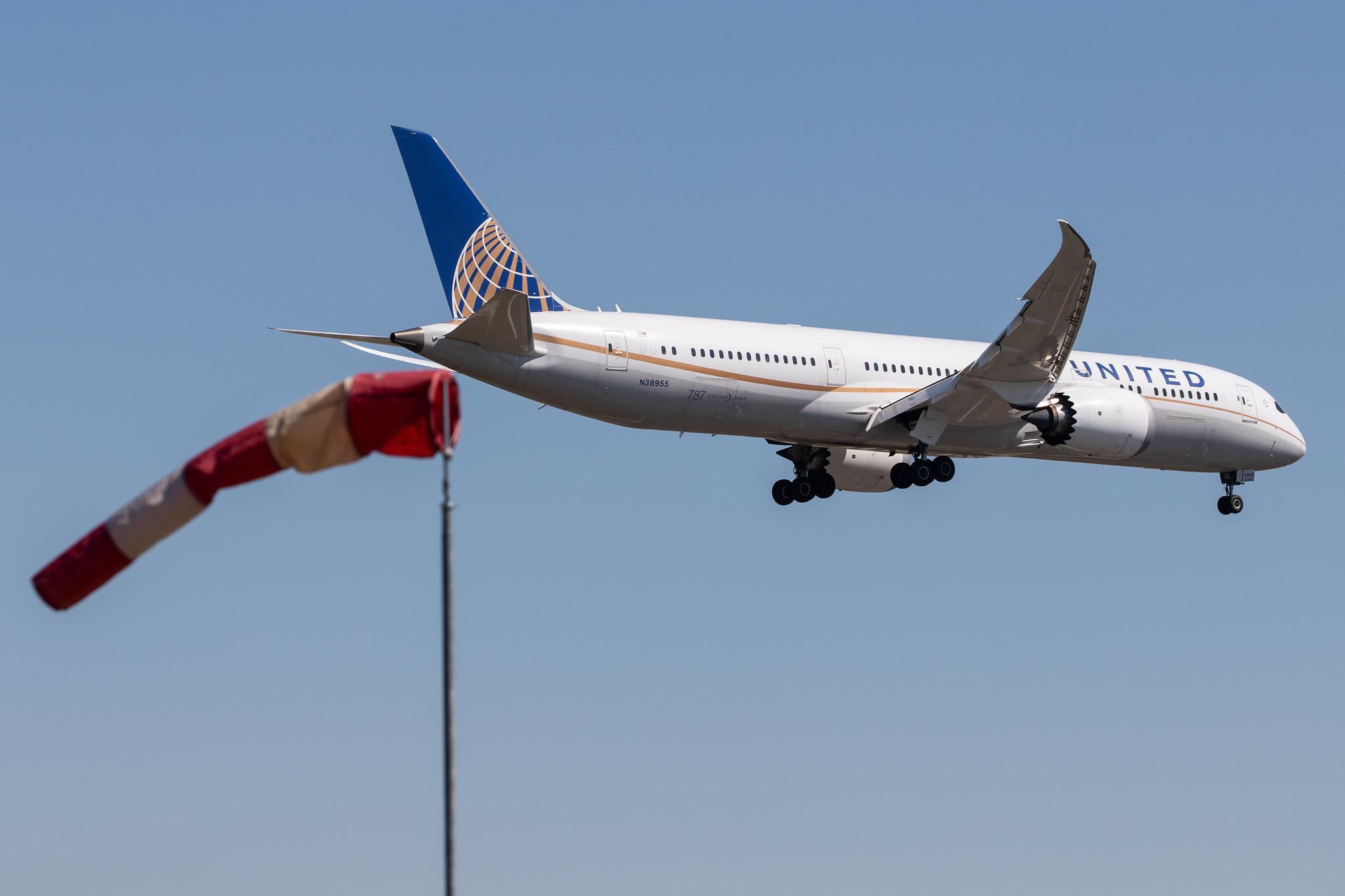 Frankfurt Airport: United Airlines (UA / UAL) |  Boeing 787-9 Dreamliner B789 | N38955 | MSN 37814