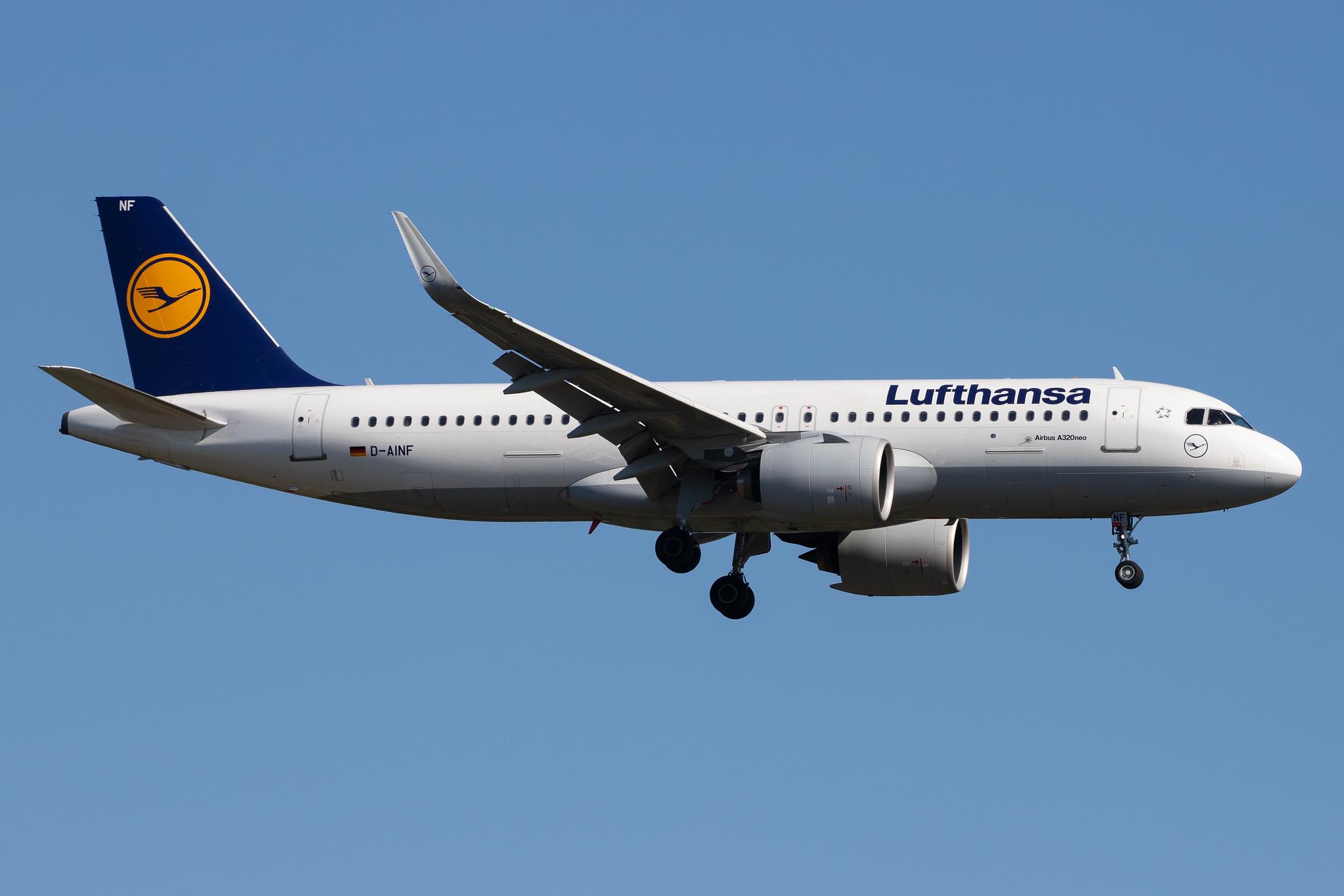 Frankfurt Airport: Lufthansa (LH / DLH) |  Airbus A320-271N A20N | D-AINF | MSN 7577