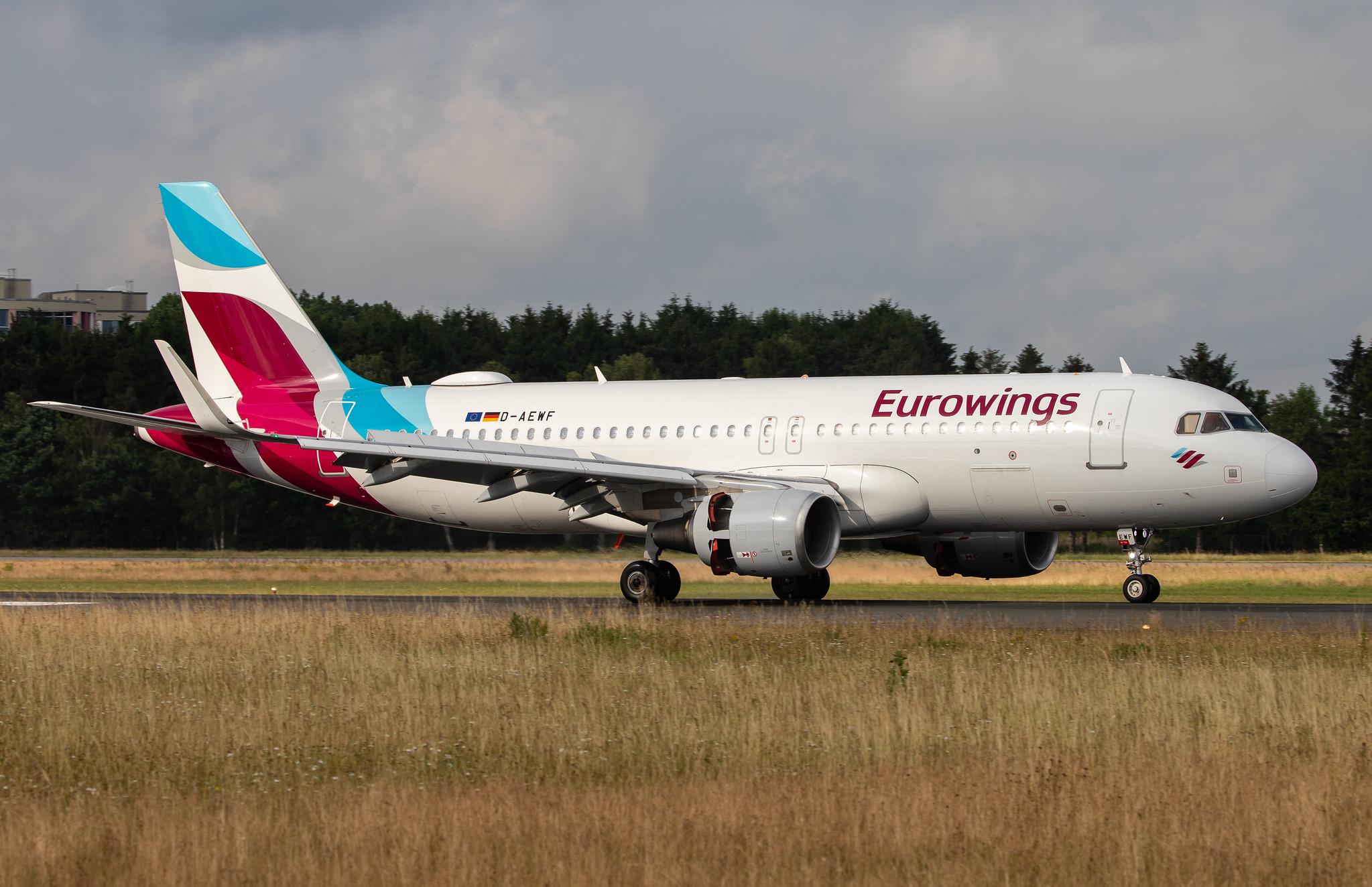 Hamburg Airport: Eurowings (EW / EWG) |  Airbus A320-214 A320 | D-AEWF | MSN 7087