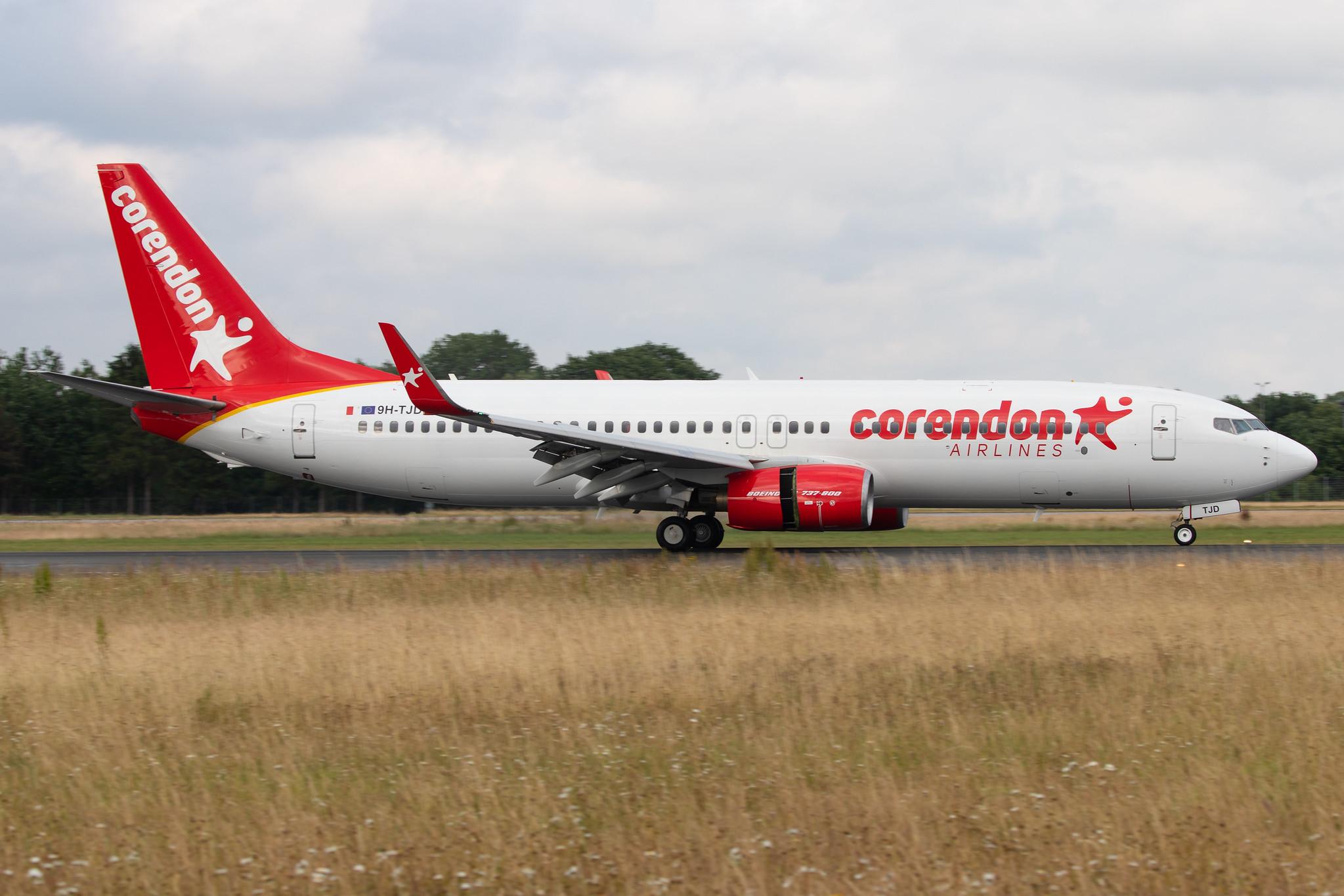 Hamburg Airport: Corendon Airlines (XC / CAI) | Operator: Corendon Airlines Europe |  Boeing 737-84P B738 | 9H-TJD | MSN 35077