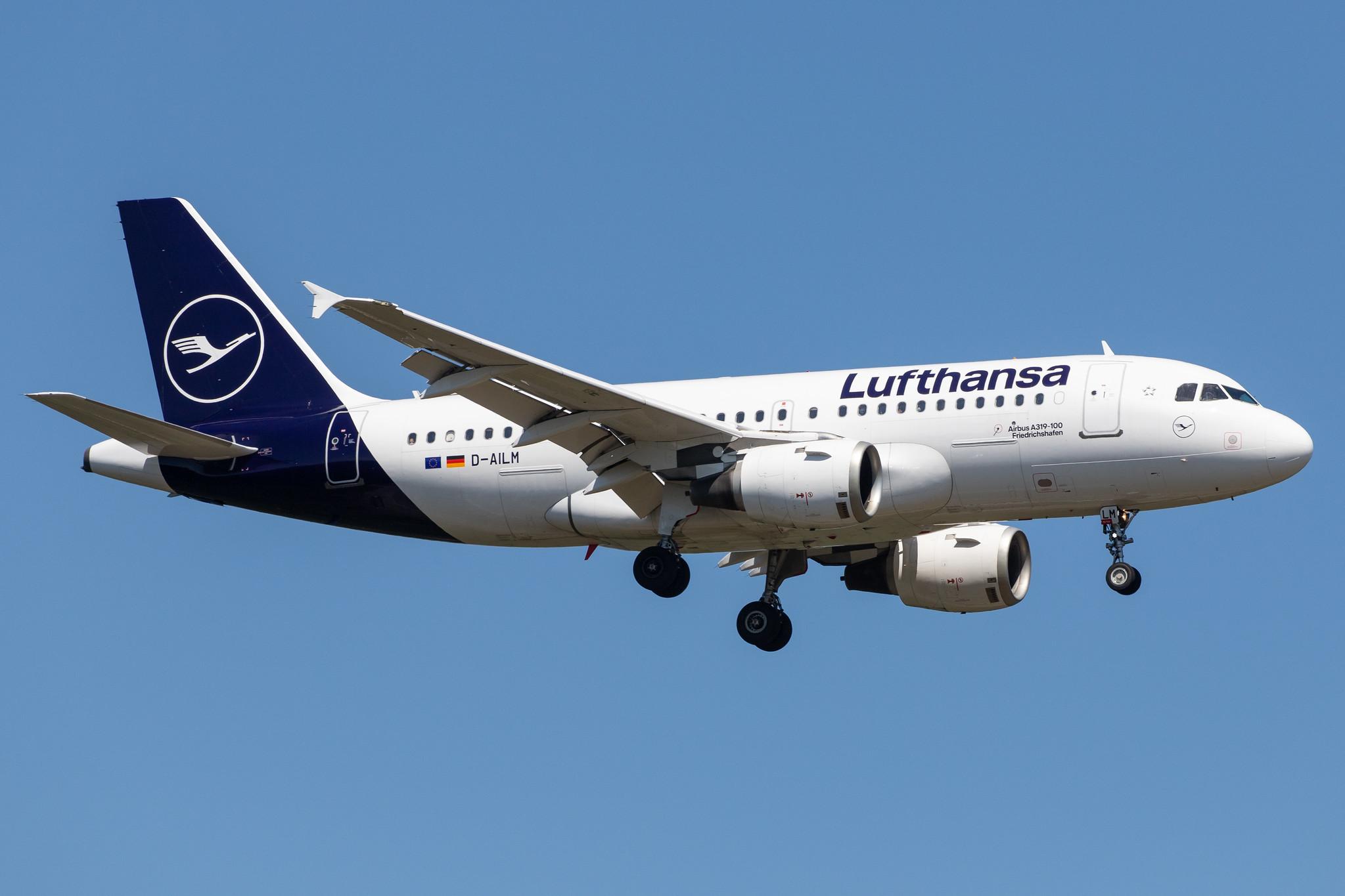Frankfurt Airport: Lufthansa (LH / DLH) |  Airbus A319-114 A319 | D-AILM | MSN 0694
