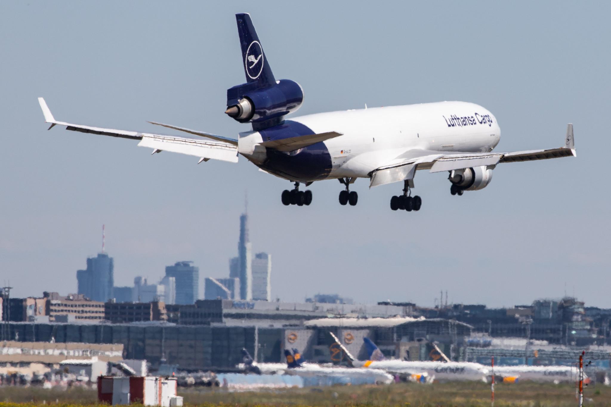 Frankfurt Airport: Lufthansa Cargo (/ GEC) |  McDonnell Douglas MD-11F MD11 | D-ALCD | MSN 48784