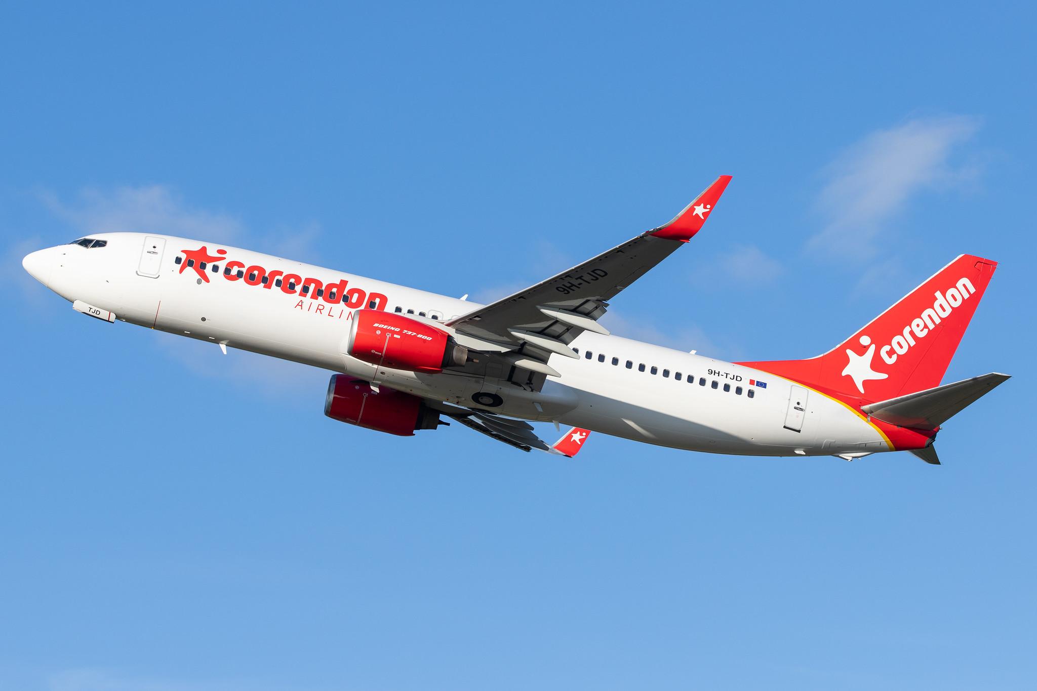 Hamburg Airport: Corendon Airlines (XC / CAI) | Operator: Corendon Airlines Europe |  Boeing 737-84P B738 | 9H-TJD | MSN 35077