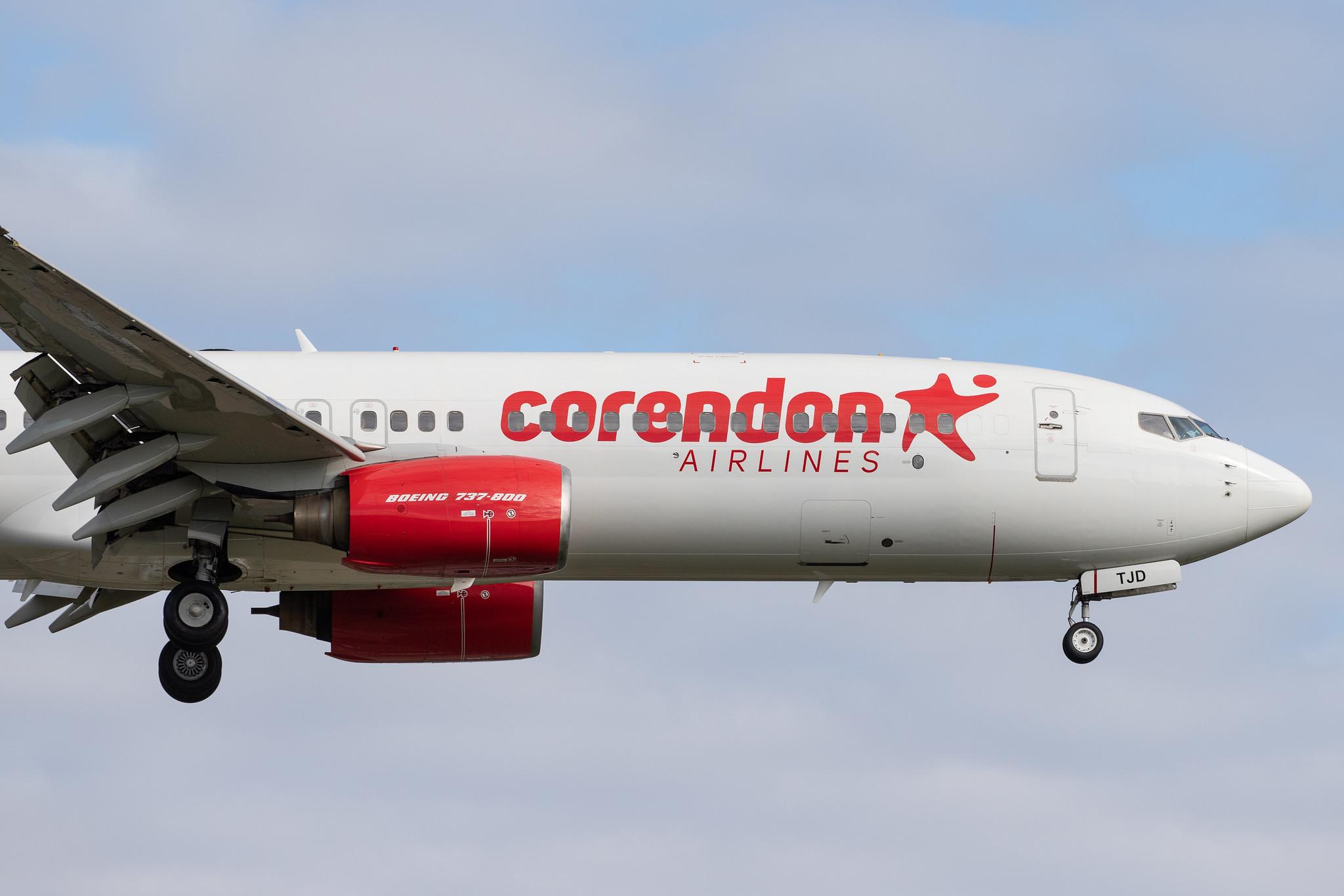 Hamburg Airport: Corendon Airlines (XC / CAI) | Operator: Corendon Airlines Europe |  Boeing 737-84P B738 | 9H-TJD | MSN 35077