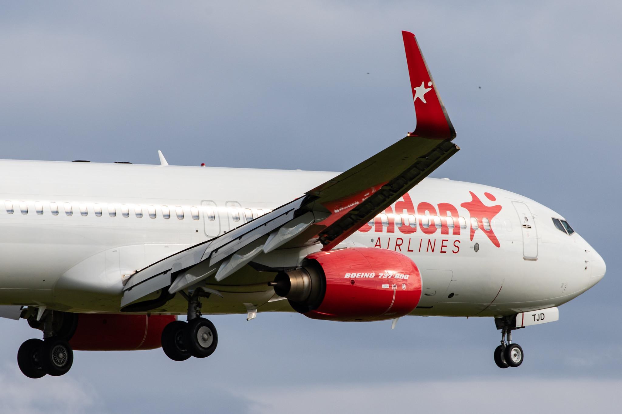 Hamburg Airport: Corendon Airlines (XC / CAI) | Operator: Corendon Airlines Europe |  Boeing 737-84P B738 | 9H-TJD | MSN 35077