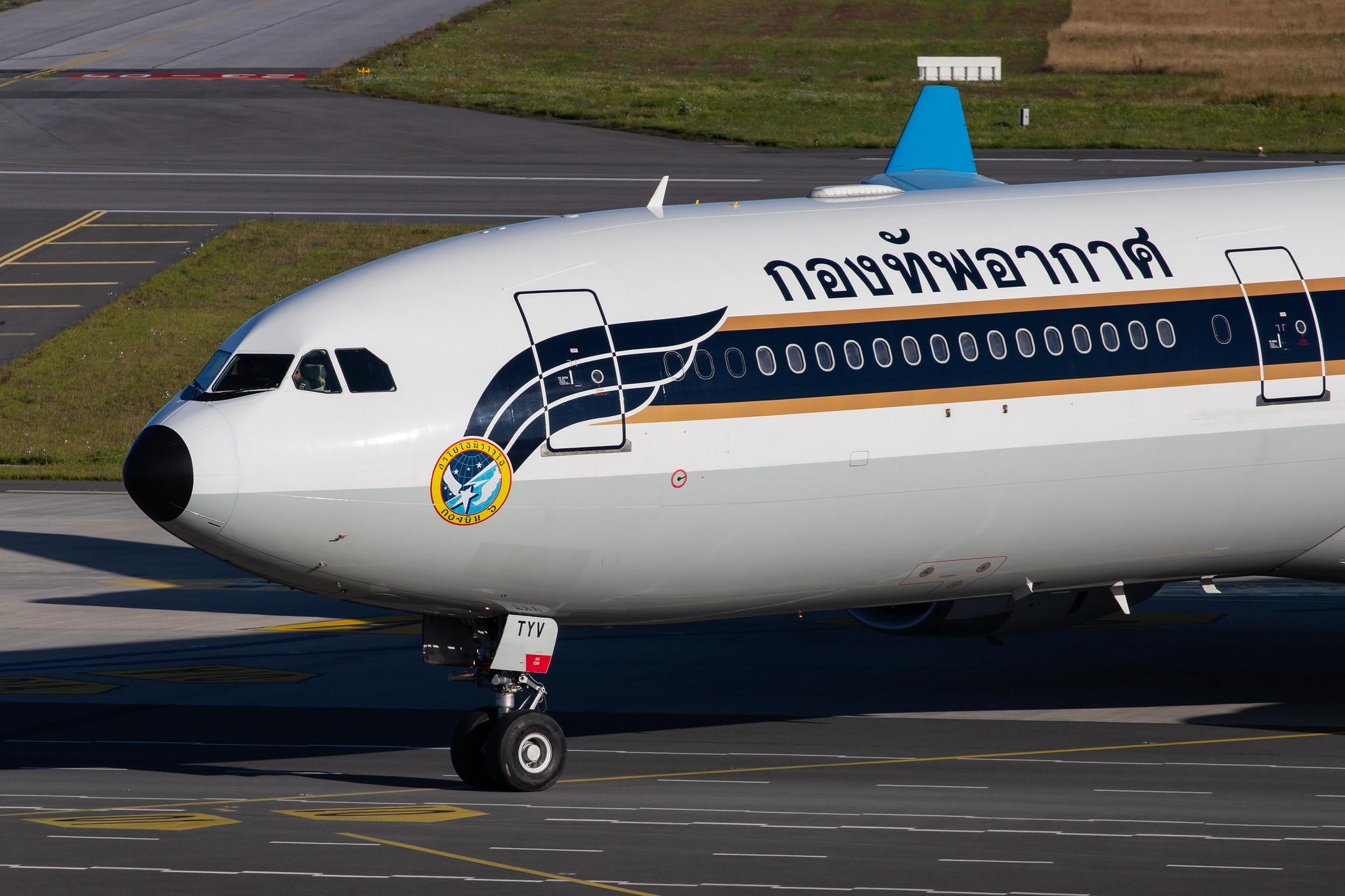 Hamburg Airport: Royal Thai Air Force |  Airbus A340-541 A345 | HS-TYV | MSN 0698