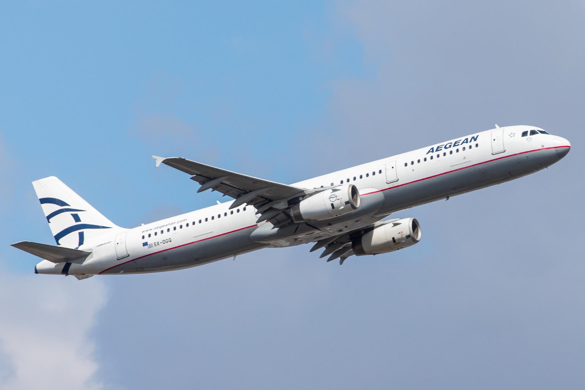 Frankfurt Airport: Aegean Airlines (A3 / AEE) |  Airbus A321-231 A321 | SX-DGQ | MSN 3322
