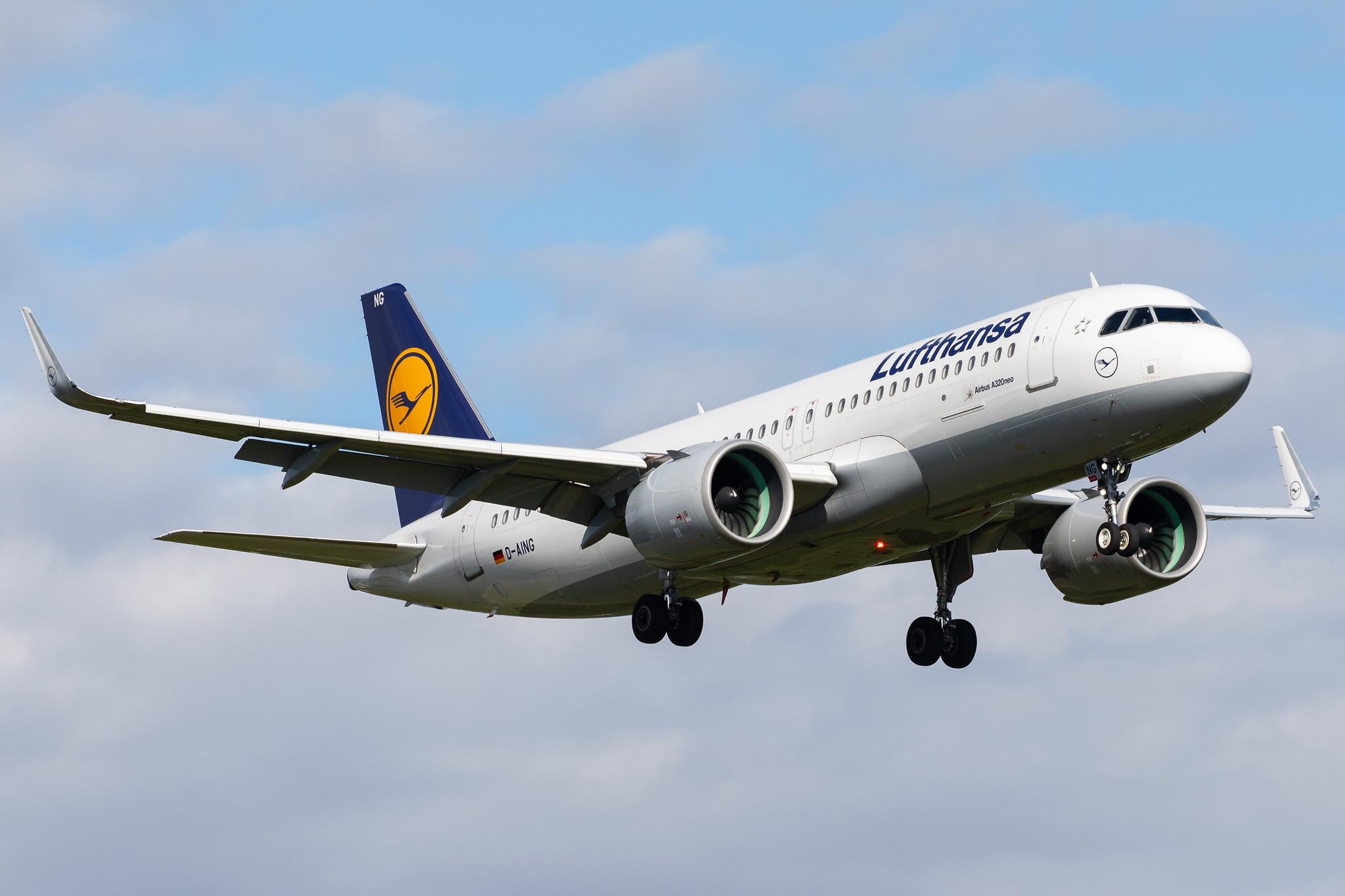 Hamburg Airport: Lufthansa (LH / DLH) |  Airbus A320-271N A20N | D-AING | MSN 7588