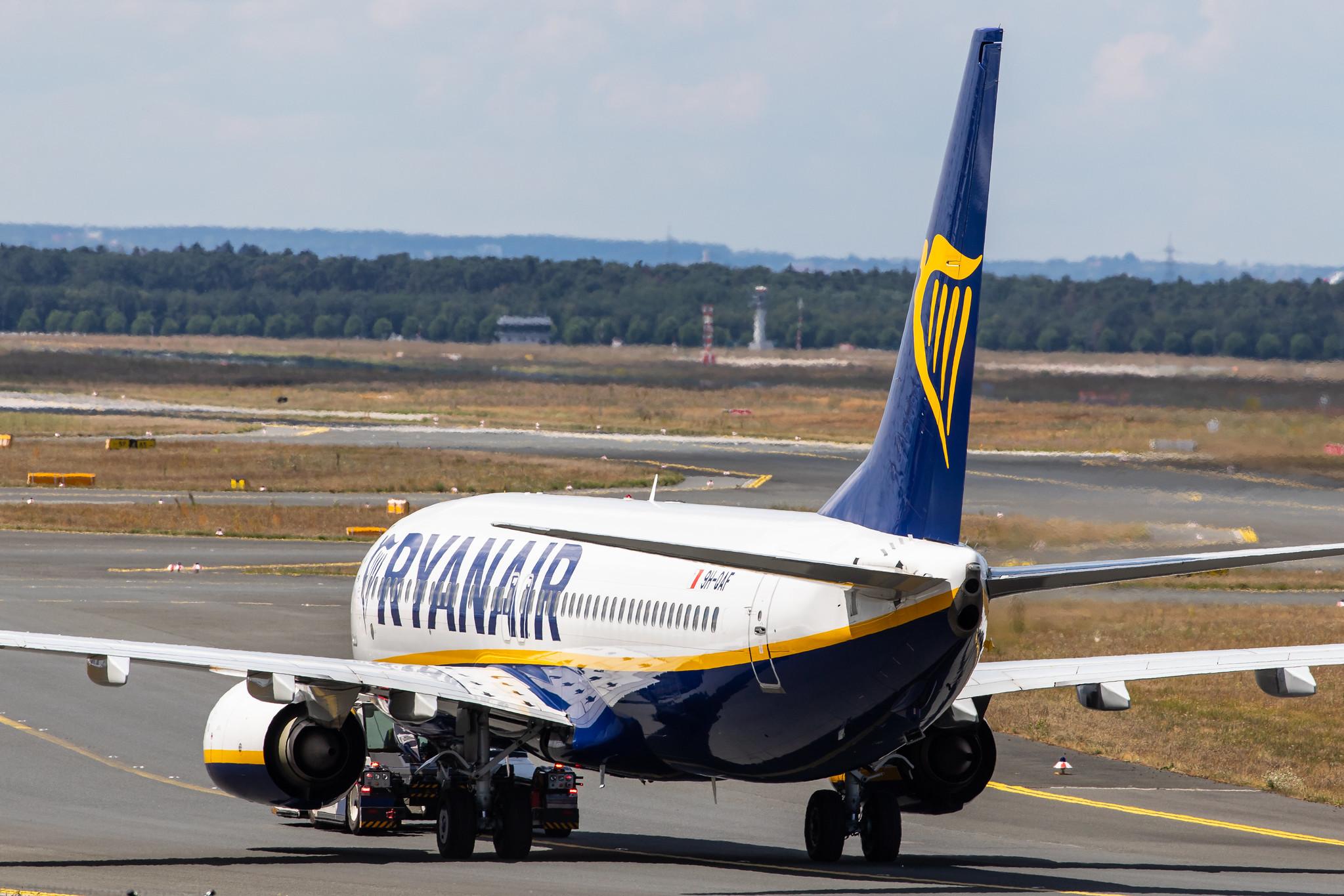 Frankfurt Airport: Ryanair (FR / RYR) | Operator: Malta Air |  Boeing 737-8AS B738 | 9H-QAF | MSN 44811