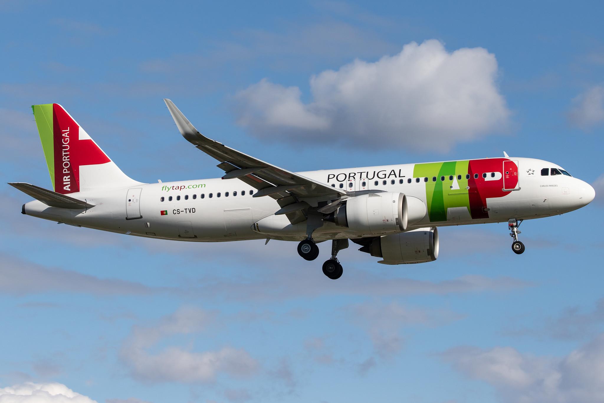 Hamburg Airport: TAP Air Portugal (TP / TAP) |  Airbus A320-251N A20N | CS-TVD | MSN 8907