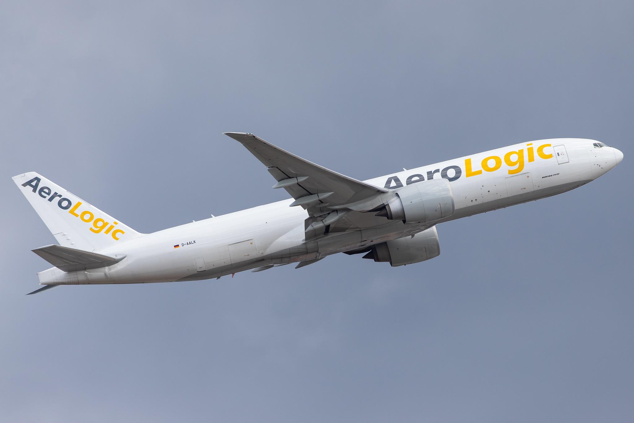 Frankfurt Airport: AeroLogic (3S / BOX) |  Boeing 777-FBT B77L | D-AALK | MSN 66164