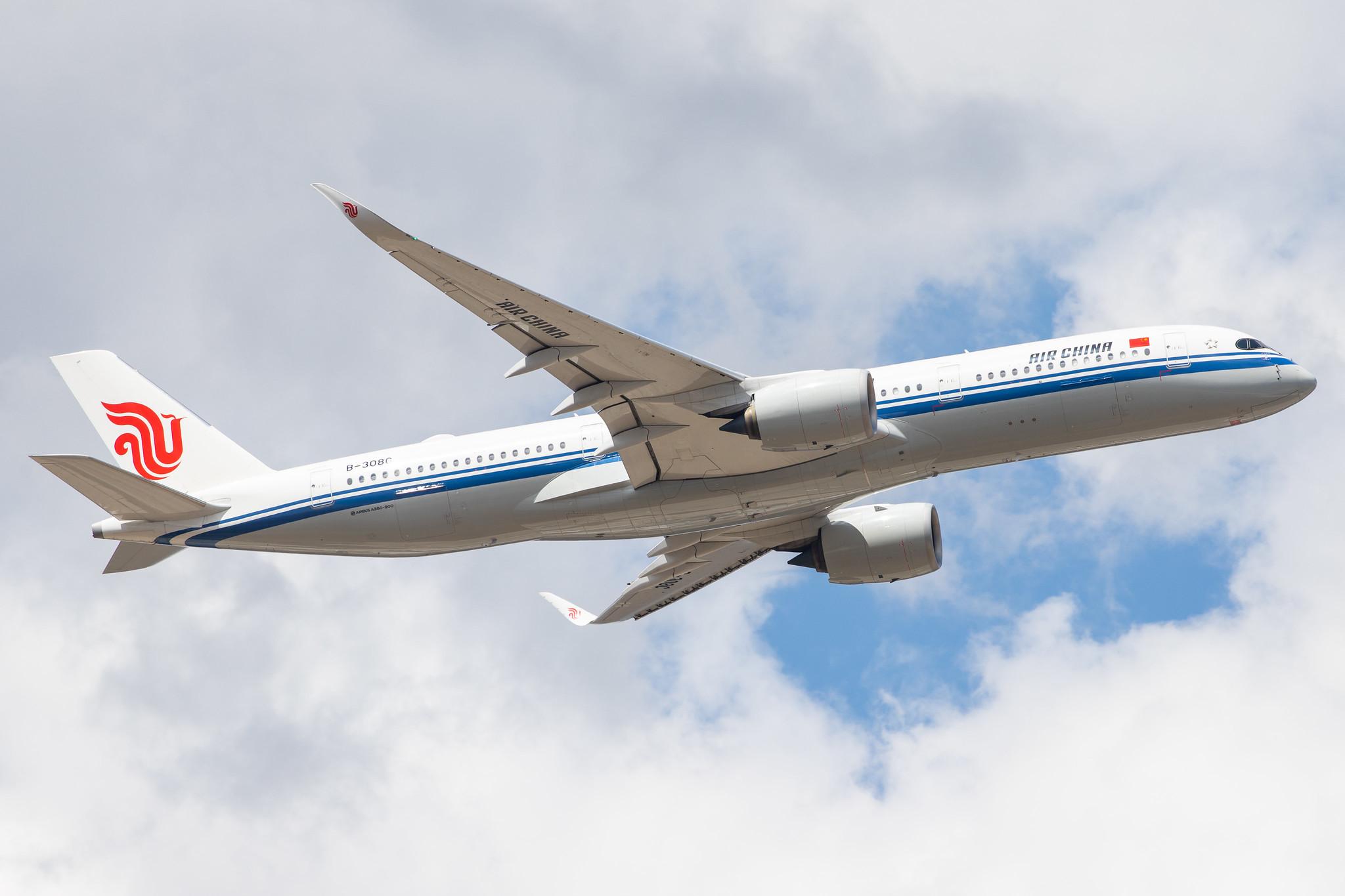 Frankfurt Airport: Air China (CA / CCA) |  Airbus A350-941 A359 | B-308C | MSN 295