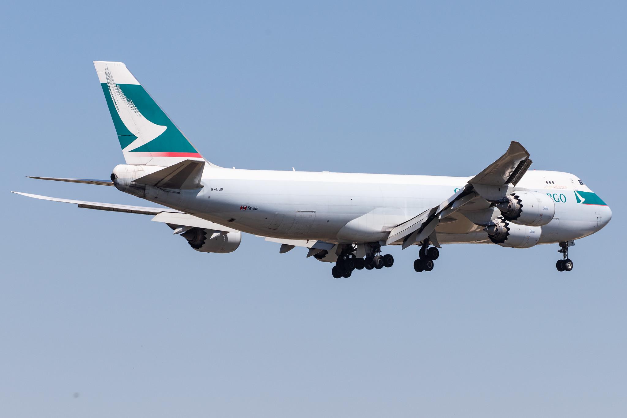 Frankfurt Airport: Cathay Pacific Cargo (CX / CPA) | Operator: Cathay Pacific |  Boeing 747-867(F) B748 | B-LJM | MSN 43825