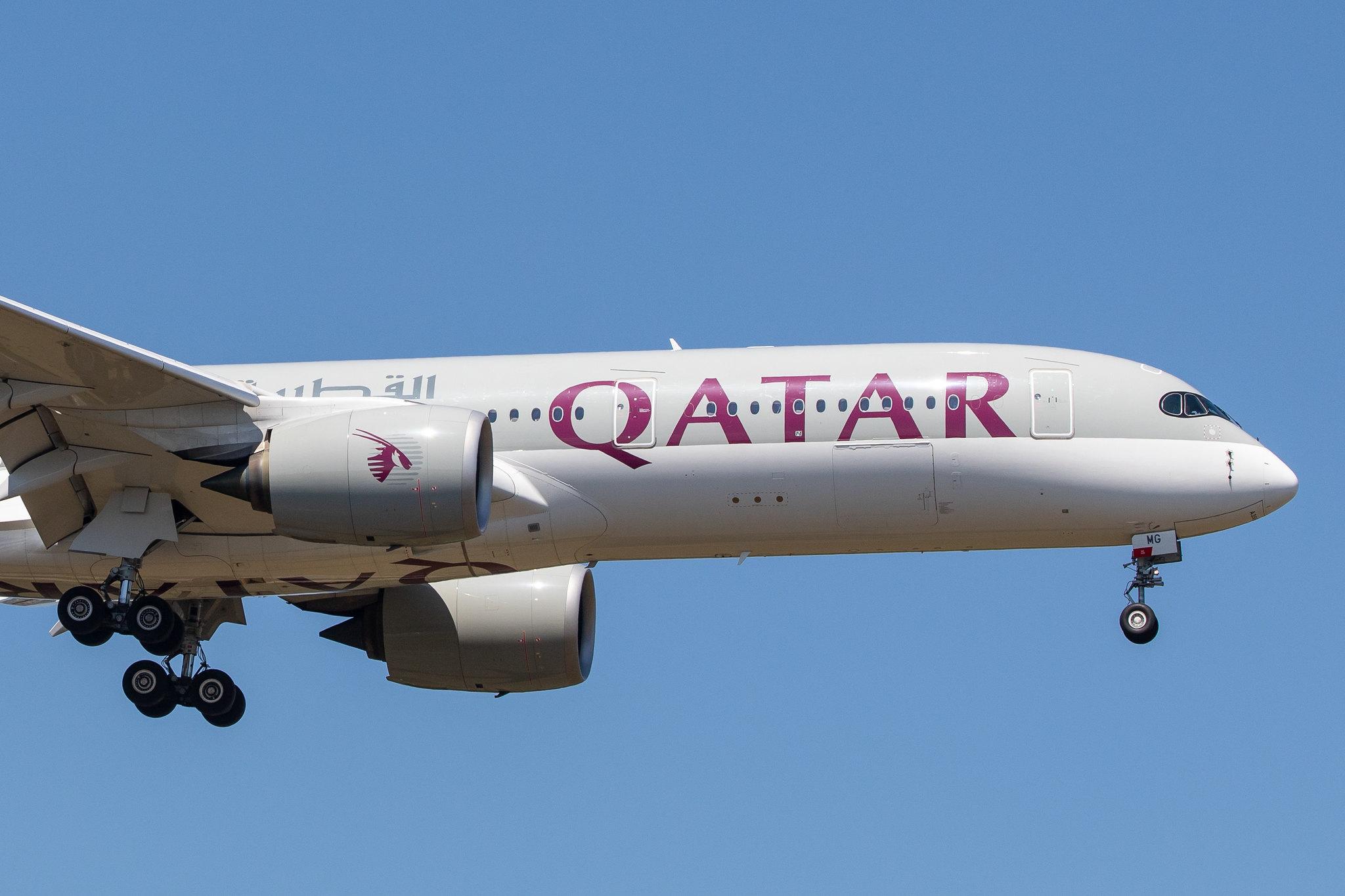 Frankfurt Airport: Qatar Airways (QR / QTR) |  Airbus A350-941 A359 | A7-AMG | MSN 207