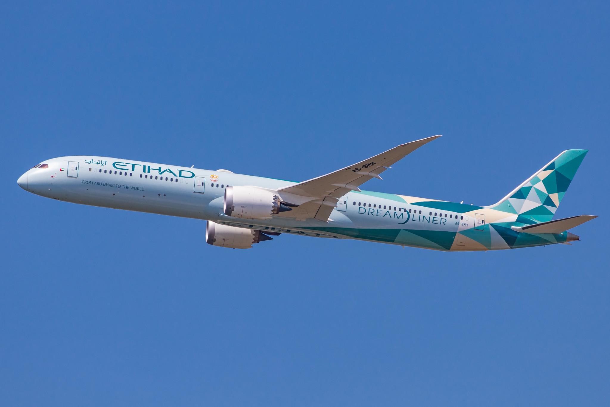 Frankfurt Airport: Etihad (EY / ETD) |  Livery: Greenliner Livery | Operator: Etihad Airways |  Boeing 787-10 Dreamliner B78X | A6-BMH | MSN 60765