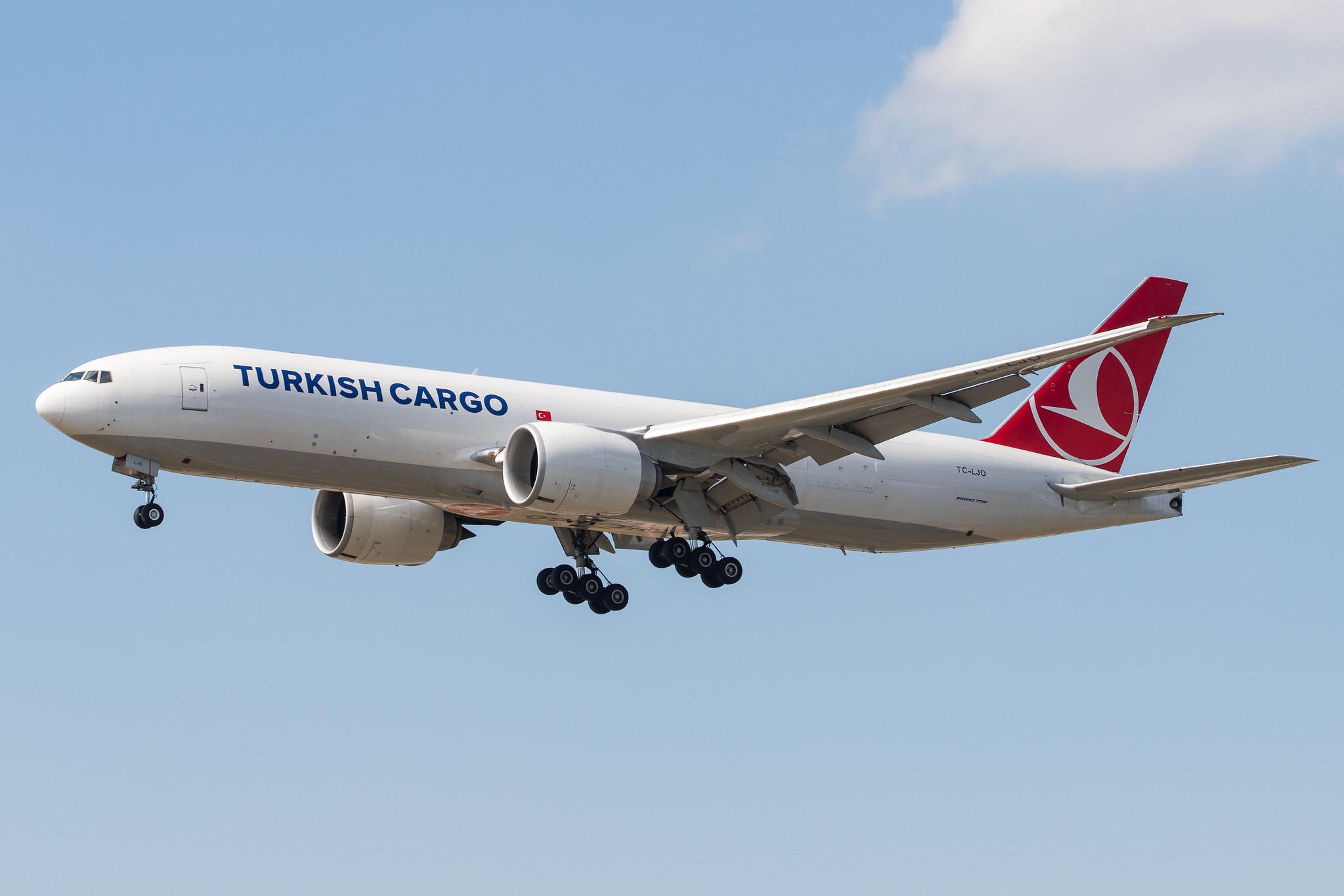 Frankfurt Airport: Turkish Cargo (TK / THY) | Operator: Turkish Airlines |  Boeing 777-FF2 B77L | TC-LJO | MSN 65743