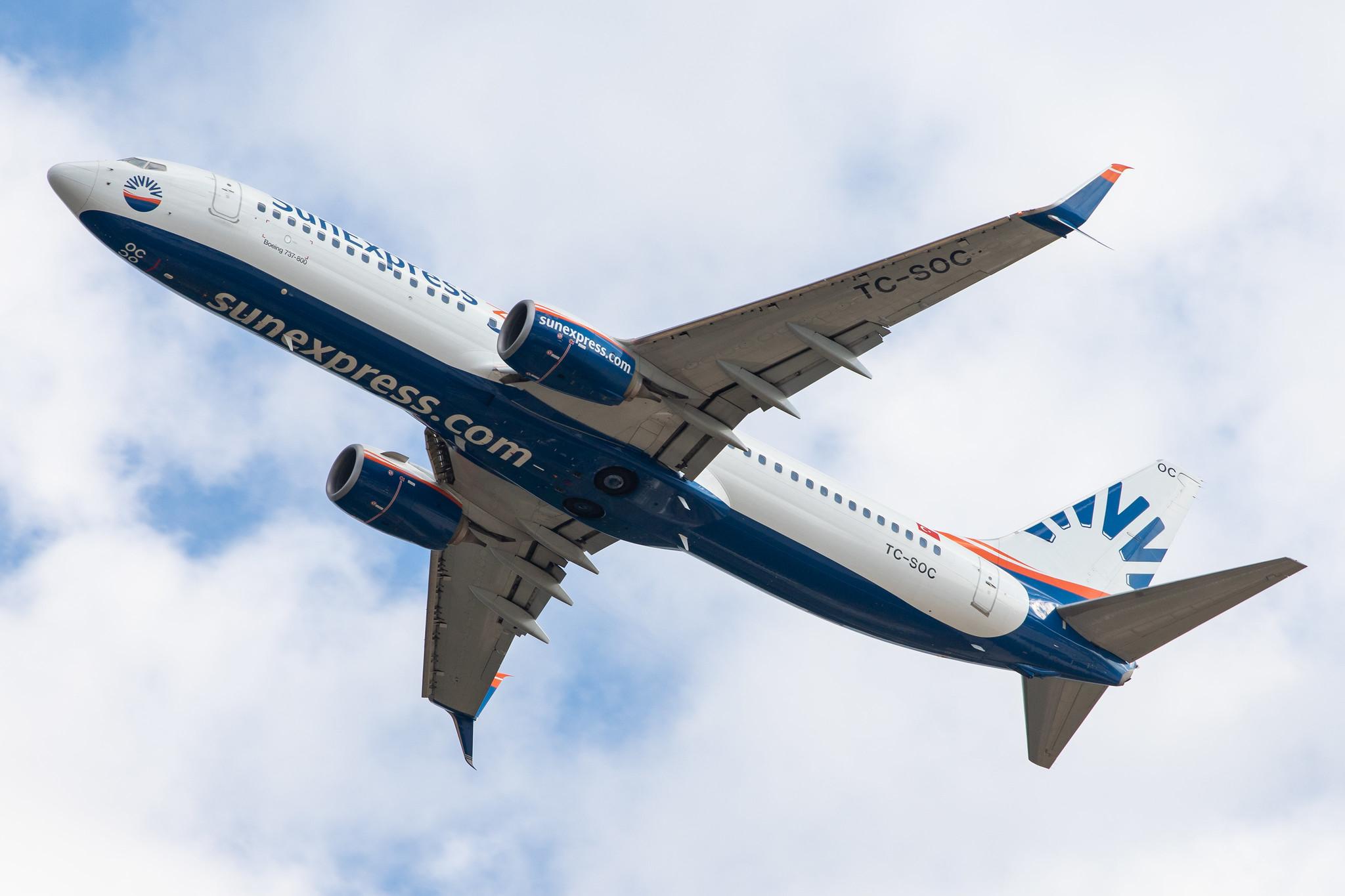 Frankfurt Airport: SunExpress (XQ / SXS) |  Boeing 737-8HC B738 | TC-SOC | MSN 61333