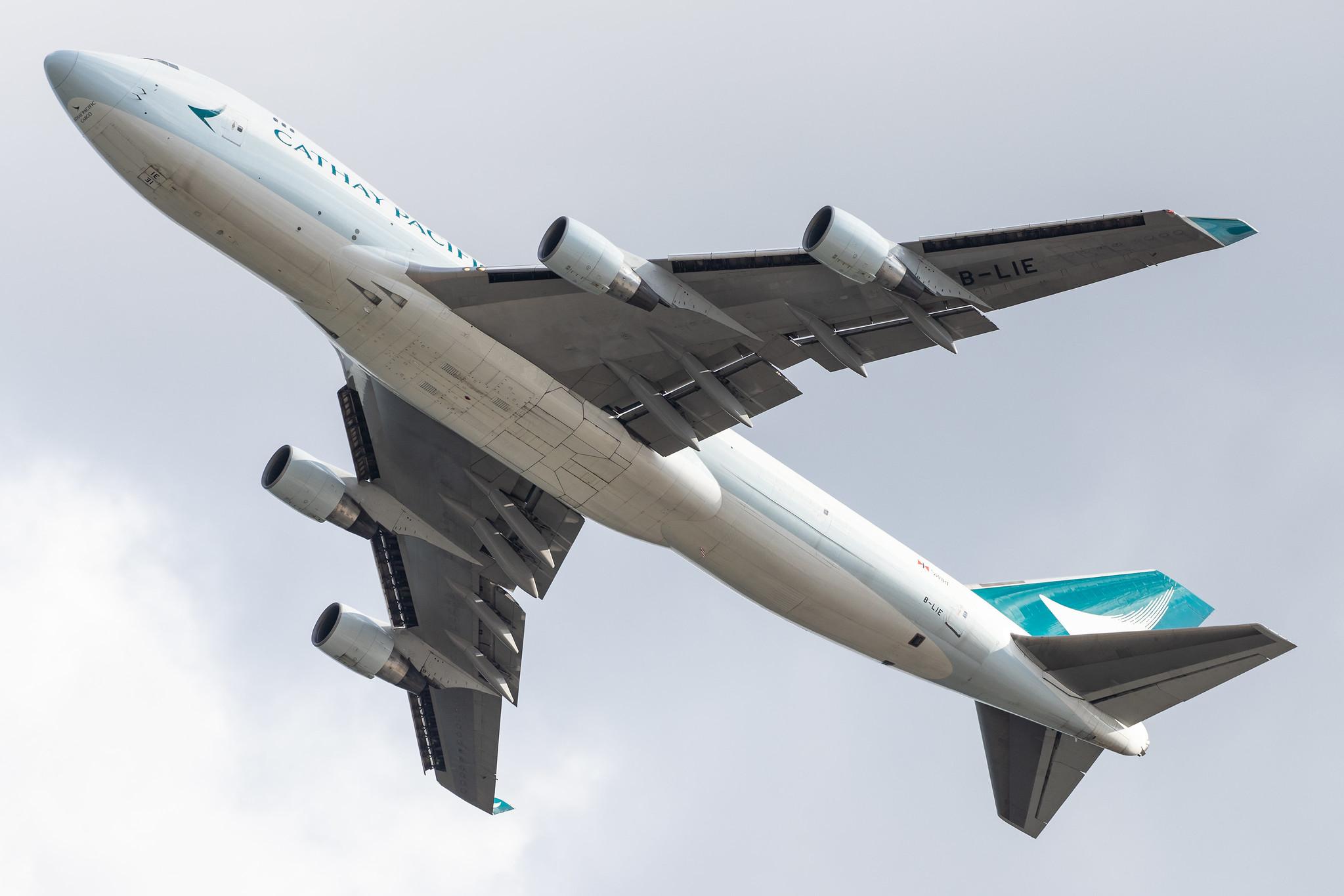 Frankfurt Airport: Cathay Pacific Cargo (CX / CPA) | Operator: Cathay Pacific |  Boeing 747-467F(ER) B744 | B-LIE | MSN 36870