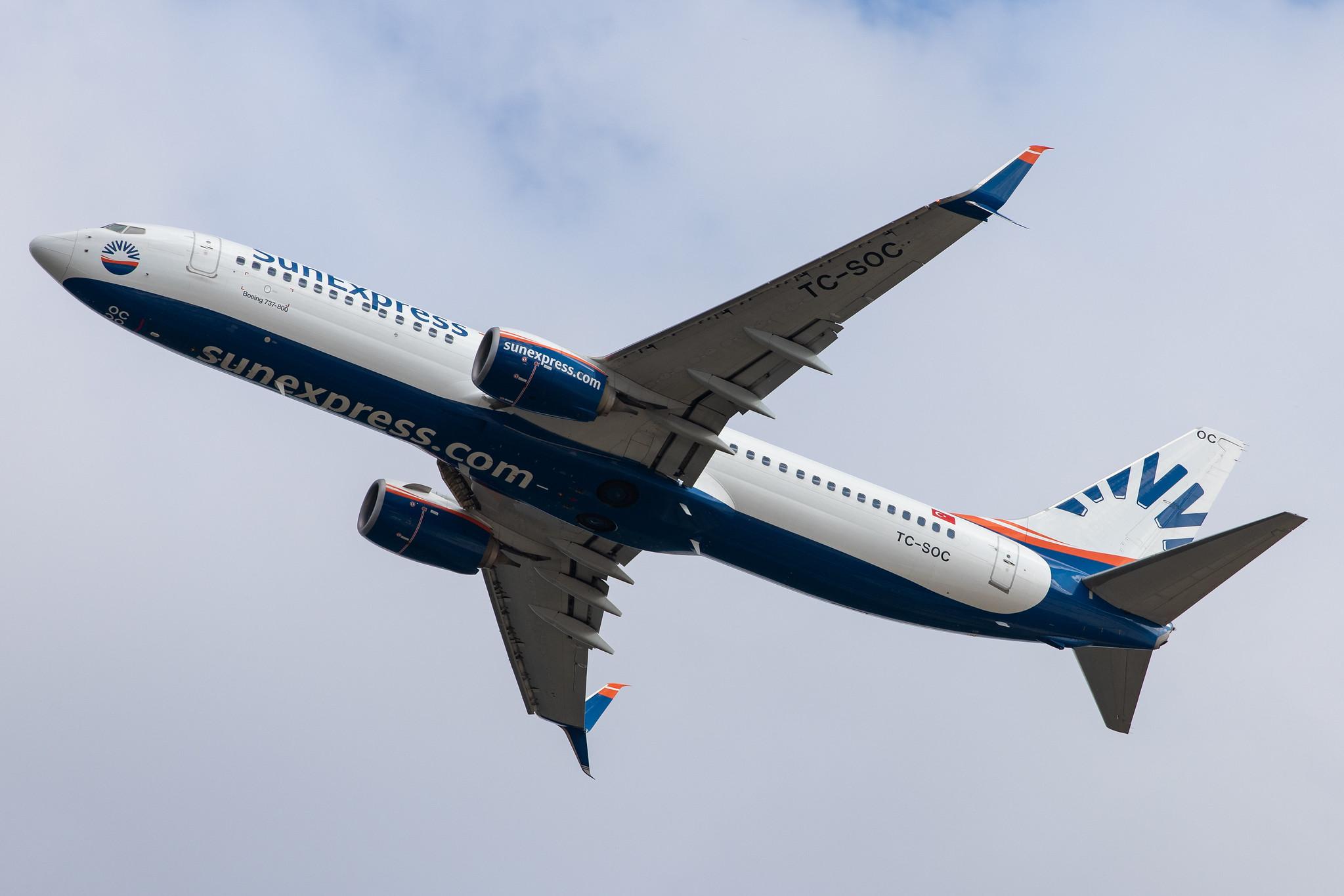 Frankfurt Airport: SunExpress (XQ / SXS) |  Boeing 737-8HC B738 | TC-SOC | MSN 61333