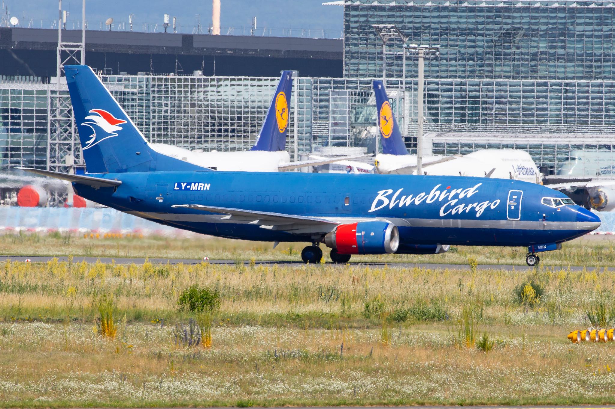 Frankfurt Airport: KlasJet |  Boeing 737-36E(BDSF) B733 | LY-MRN | MSN 25263