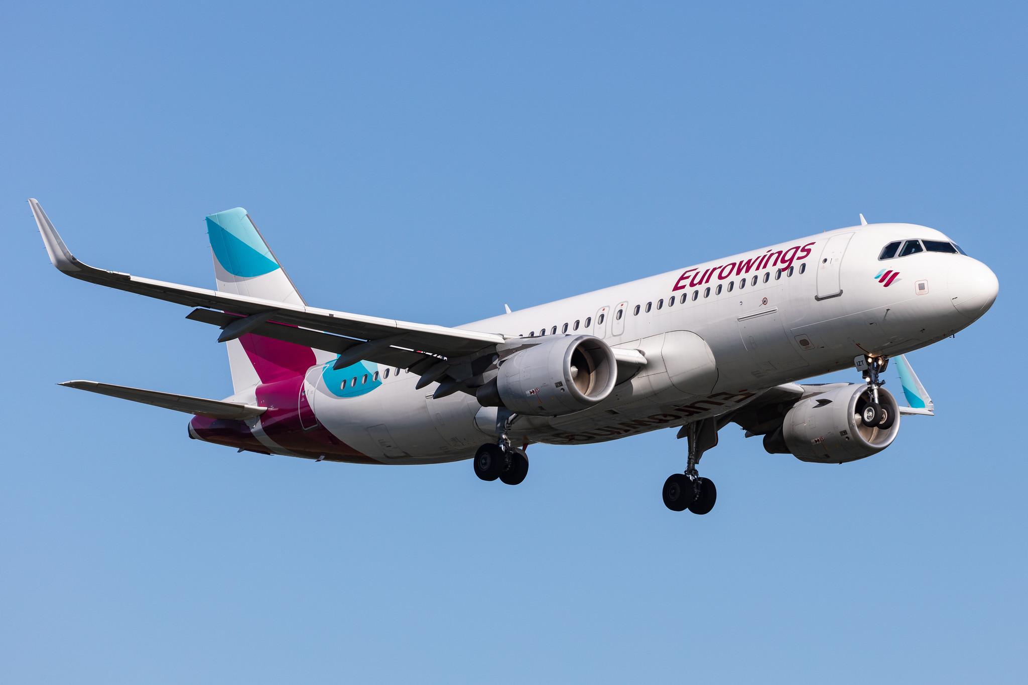 Hamburg Airport: Eurowings (EW / EWG) |  Airbus A320-214 A320 | D-AIZT | MSN 5601