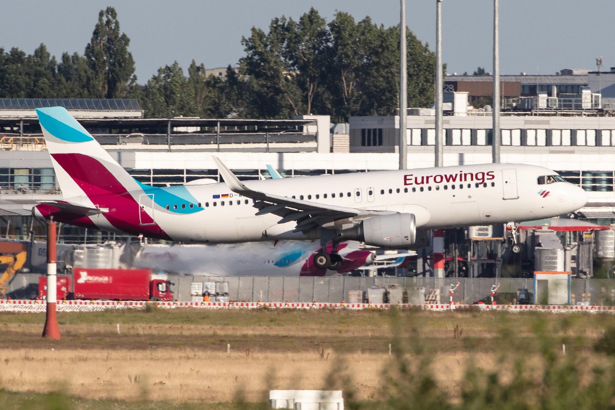 Hamburg Airport: Eurowings (EW / EWG) |  Airbus A320-214 A320 | D-AEWJ | MSN 7216