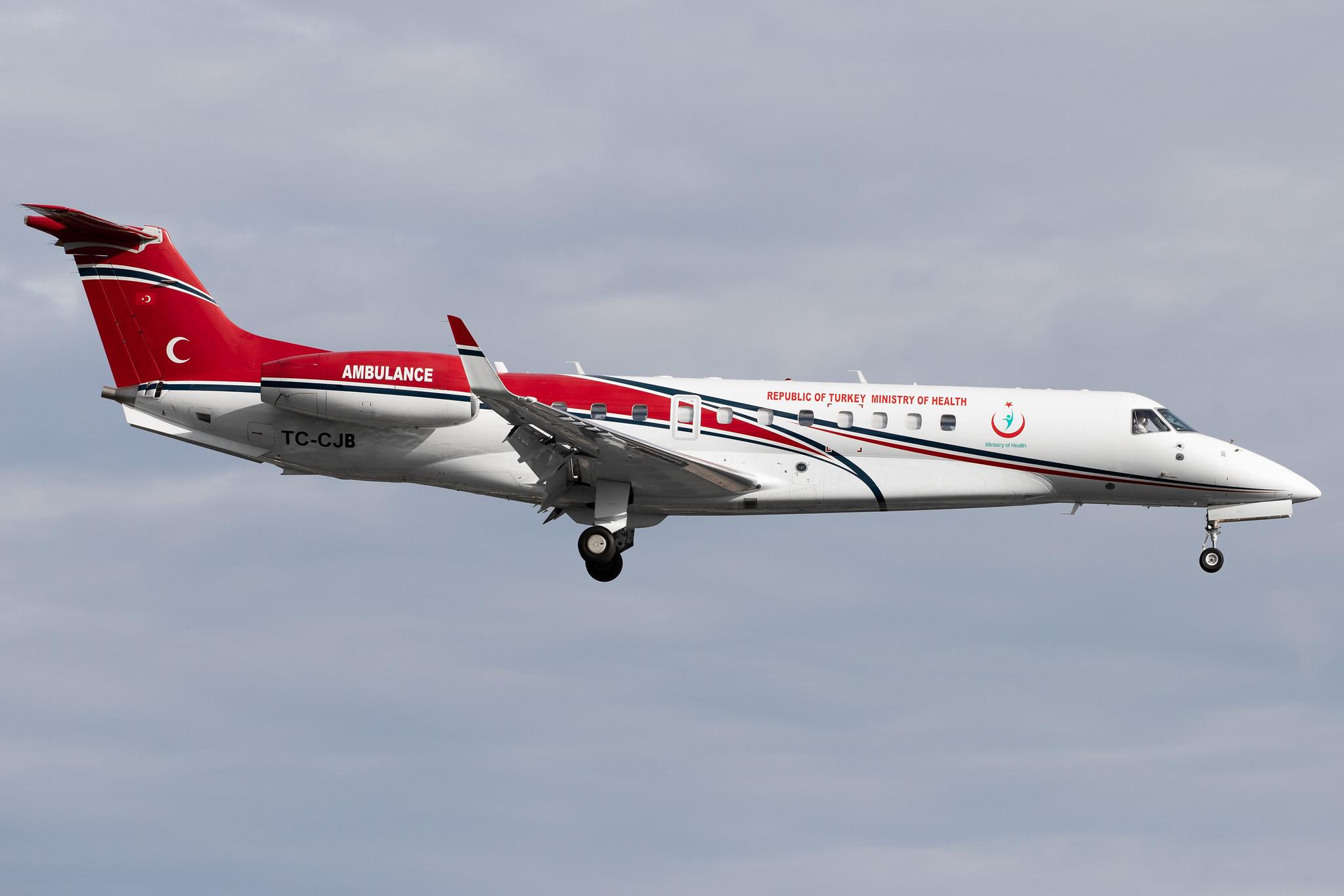 Hamburg Airport: Republic of Turkey - Ministry of Health |  Embraer Legacy 650 E35L | TC-CJB | MSN 14501166