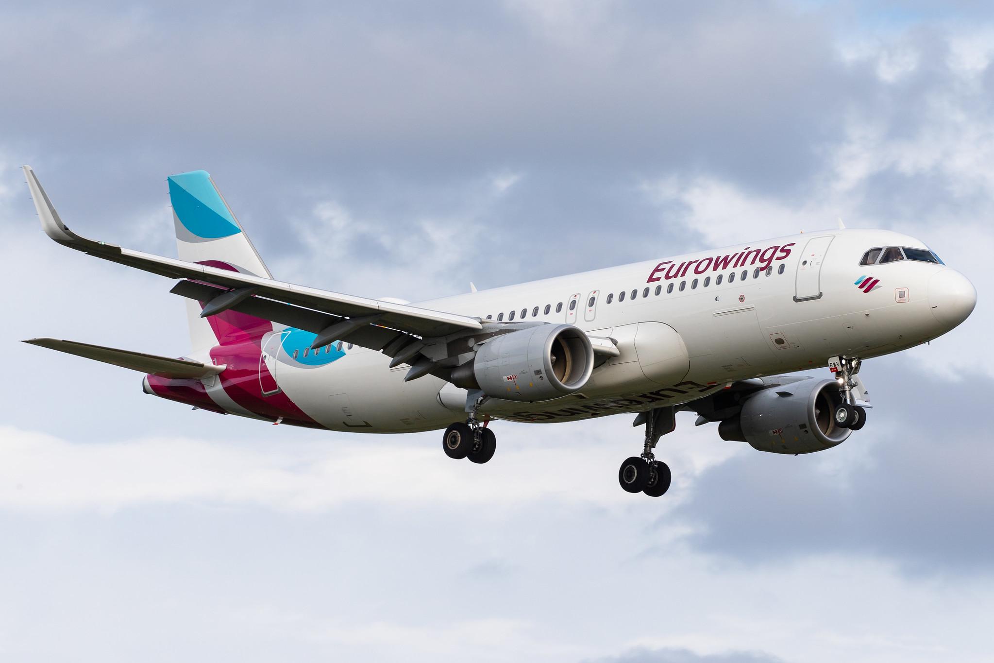 Hamburg Airport: Eurowings (EW / EWG) |  Airbus A320-214 A320 | D-AEWV | MSN 7545