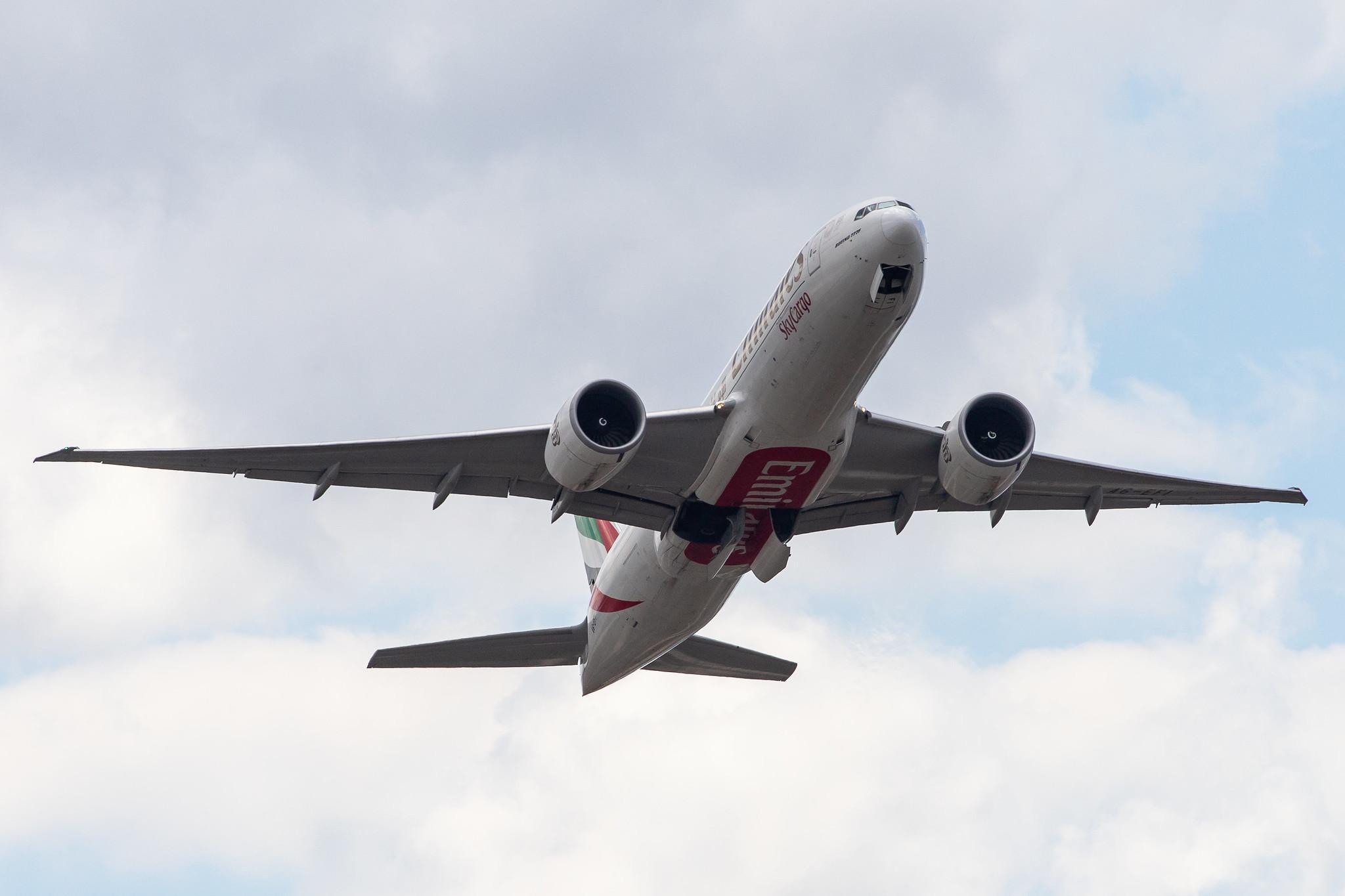 Frankfurt Airport: Emirates SkyCargo (EK / UAE) | Operator: Emirates |  Boeing 777-F1H B77L | A6-EFI | MSN 35609