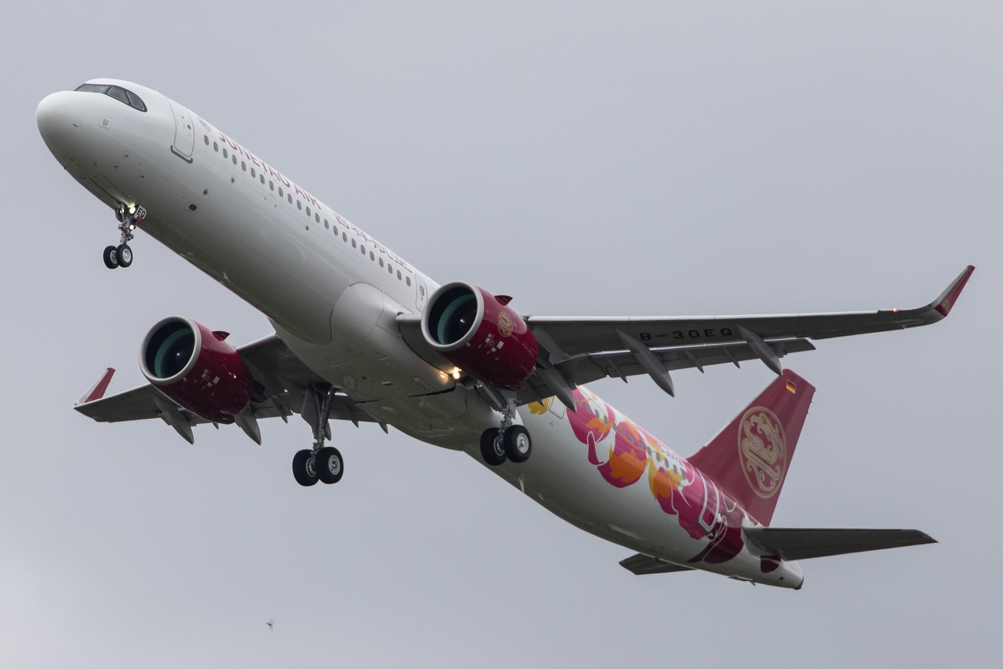 Hamburg Airport: Juneyao Airlines (HO / DKH) |  Airbus A321-271NX A21N | D-AVYW | MSN 9368 (B-30EQ)