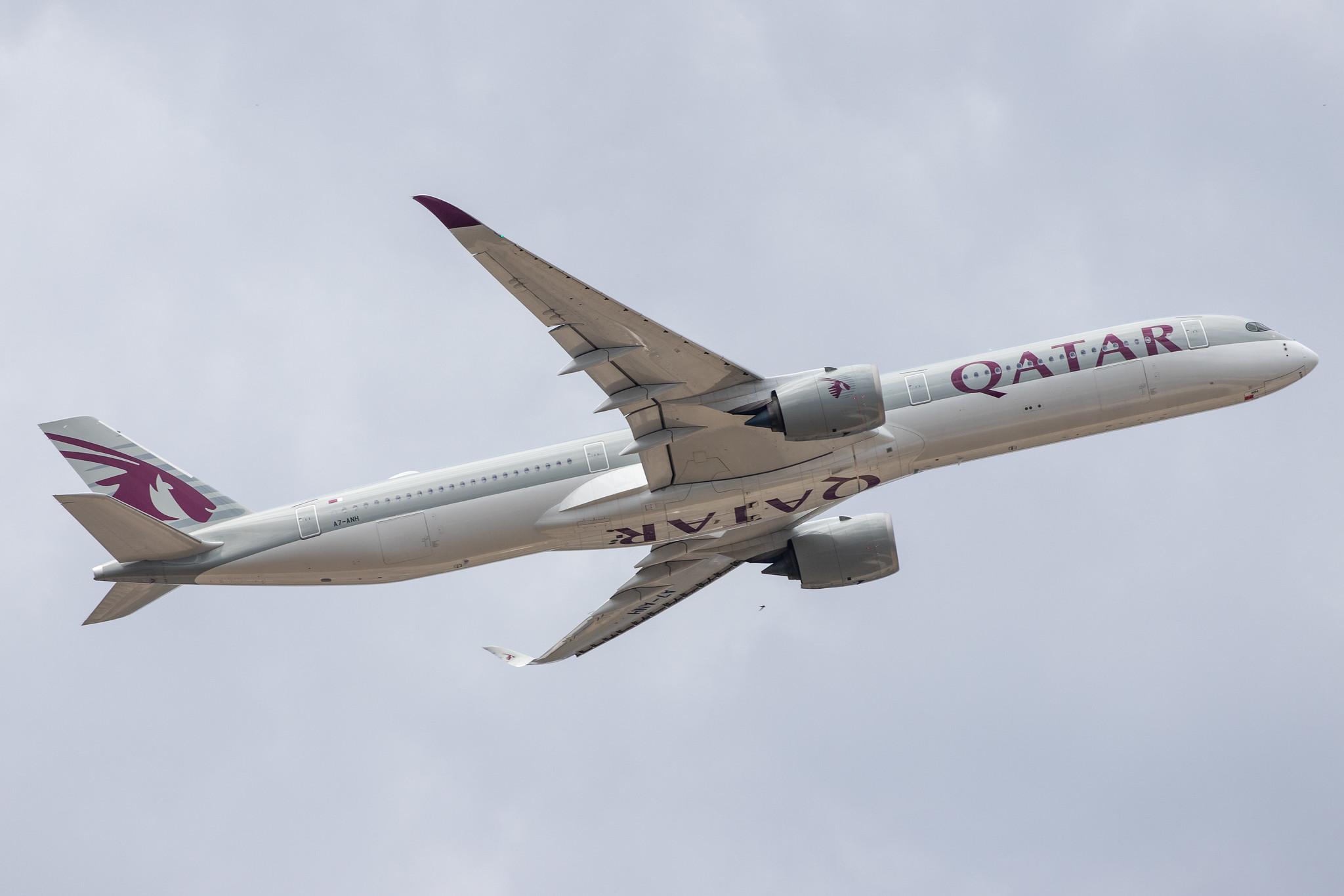 Frankfurt Airport: Qatar Airways (QR / QTR) |  Airbus A350-1041 A35K | A7-ANH | MSN 229