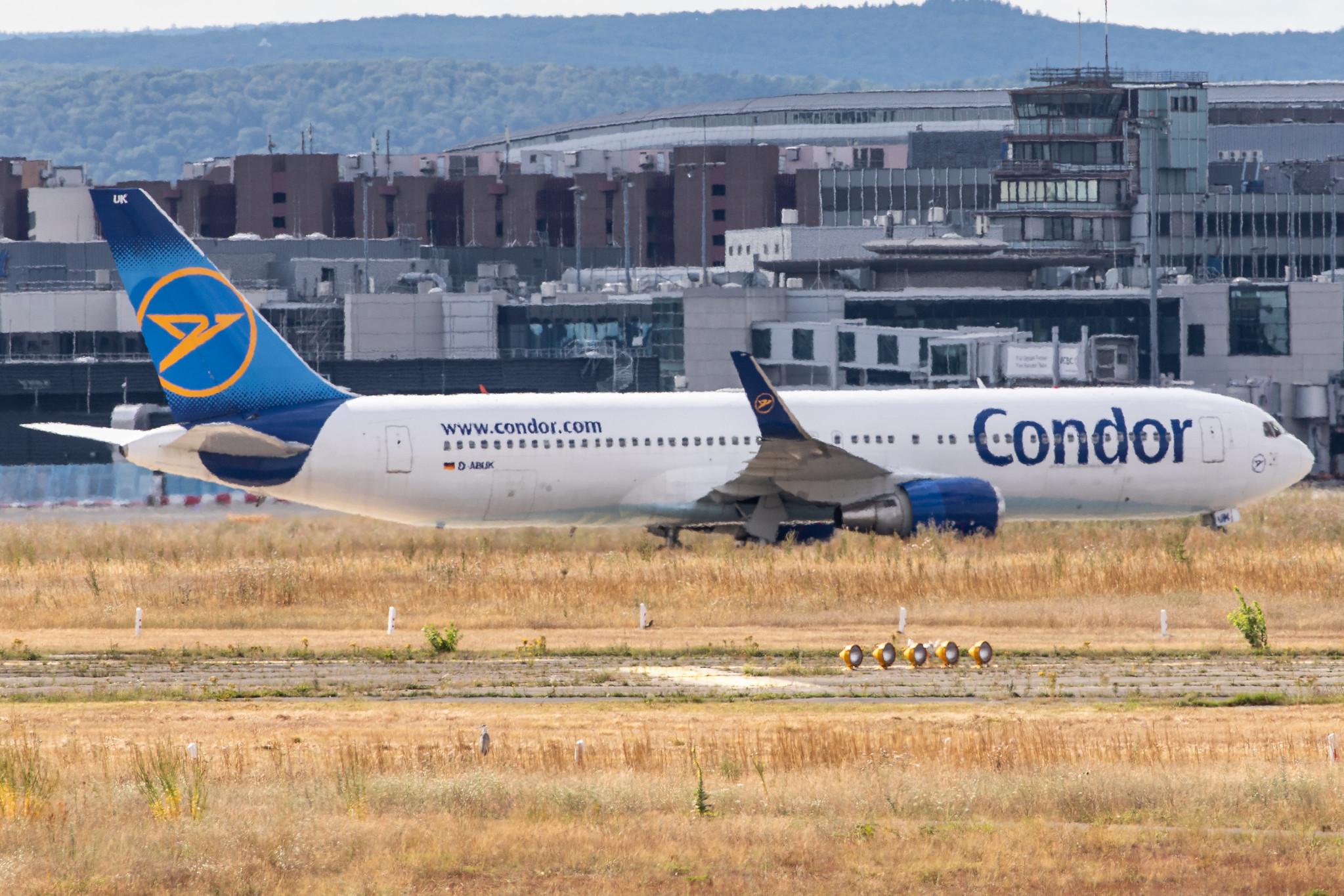 Frankfurt Airport: Condor (DE / CFG) |  Boeing 767-343(ER) B763 | D-ABUK | MSN 30009