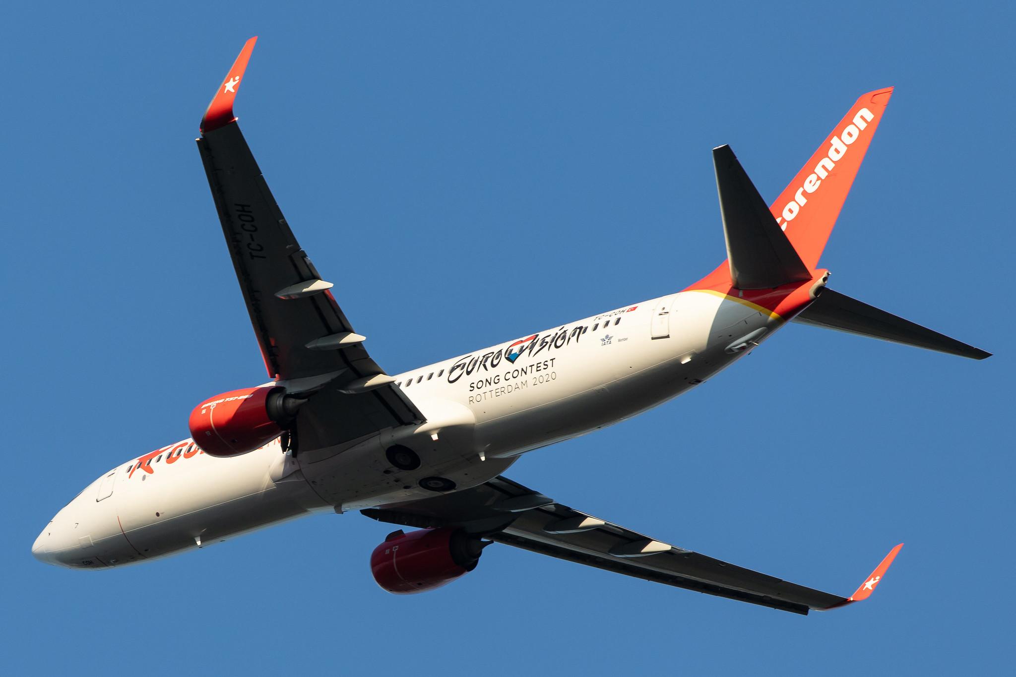Frankfurt Airport: Corendon Airlines (XC / CAI) |  Boeing 737-8EH B738 | TC-COH | MSN 35850