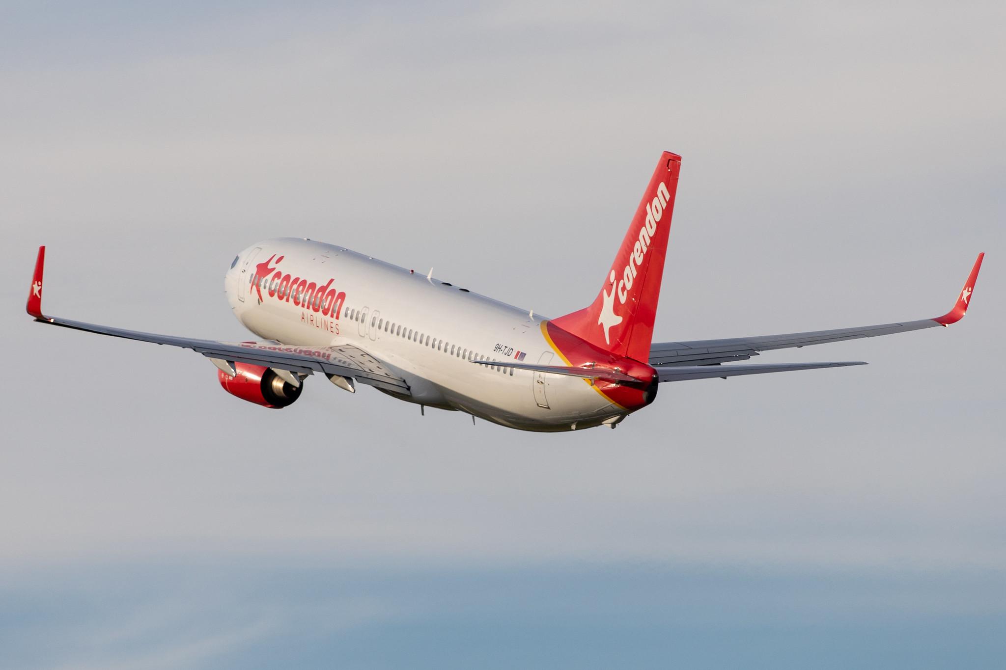 Hamburg Airport: Corendon Airlines (XC / CAI) | Operator: Corendon Airlines Europe |  Boeing 737-84P B738 | 9H-TJD | MSN 35077