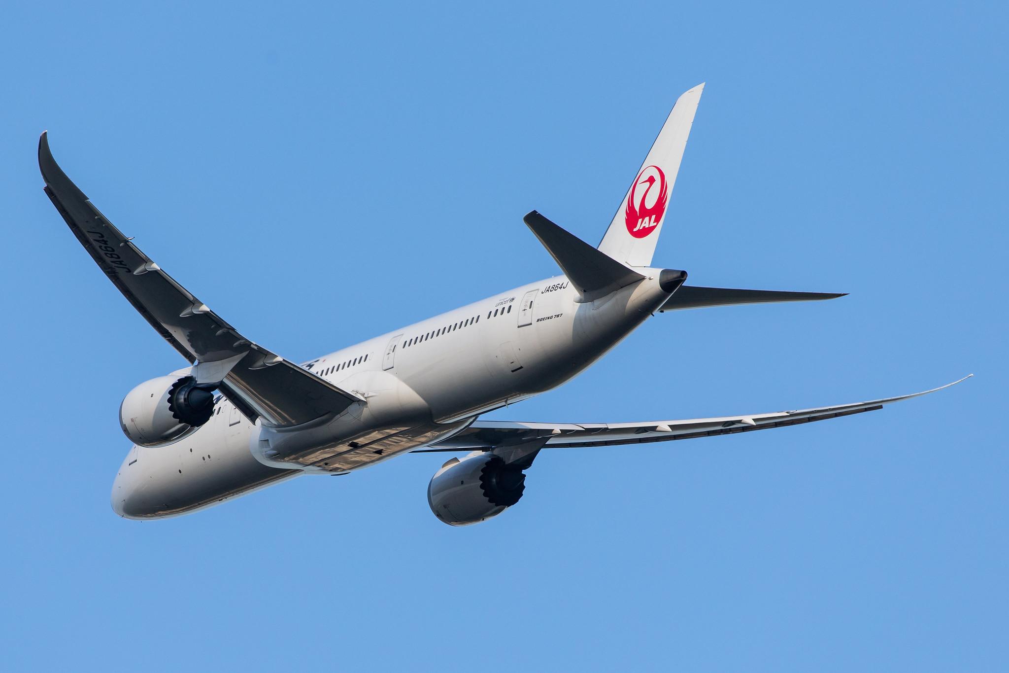 Frankfurt Airport: Japan Airlines (JL / JAL) |  Boeing 787-9 Dreamliner B789 | JA864J | MSN 34858