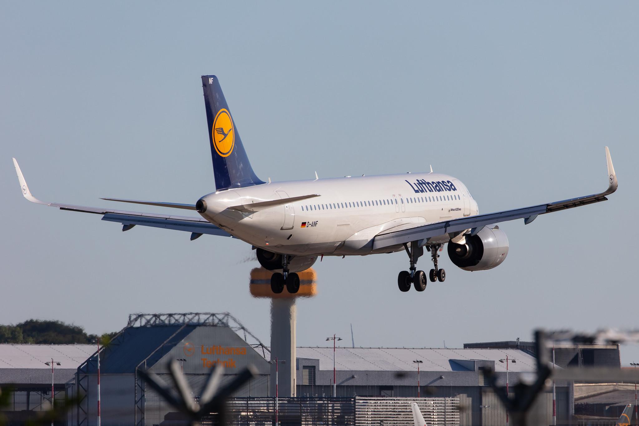Hamburg Airport: Lufthansa (LH / DLH) |  Airbus A320-271N A20N | D-AINF | MSN 7577