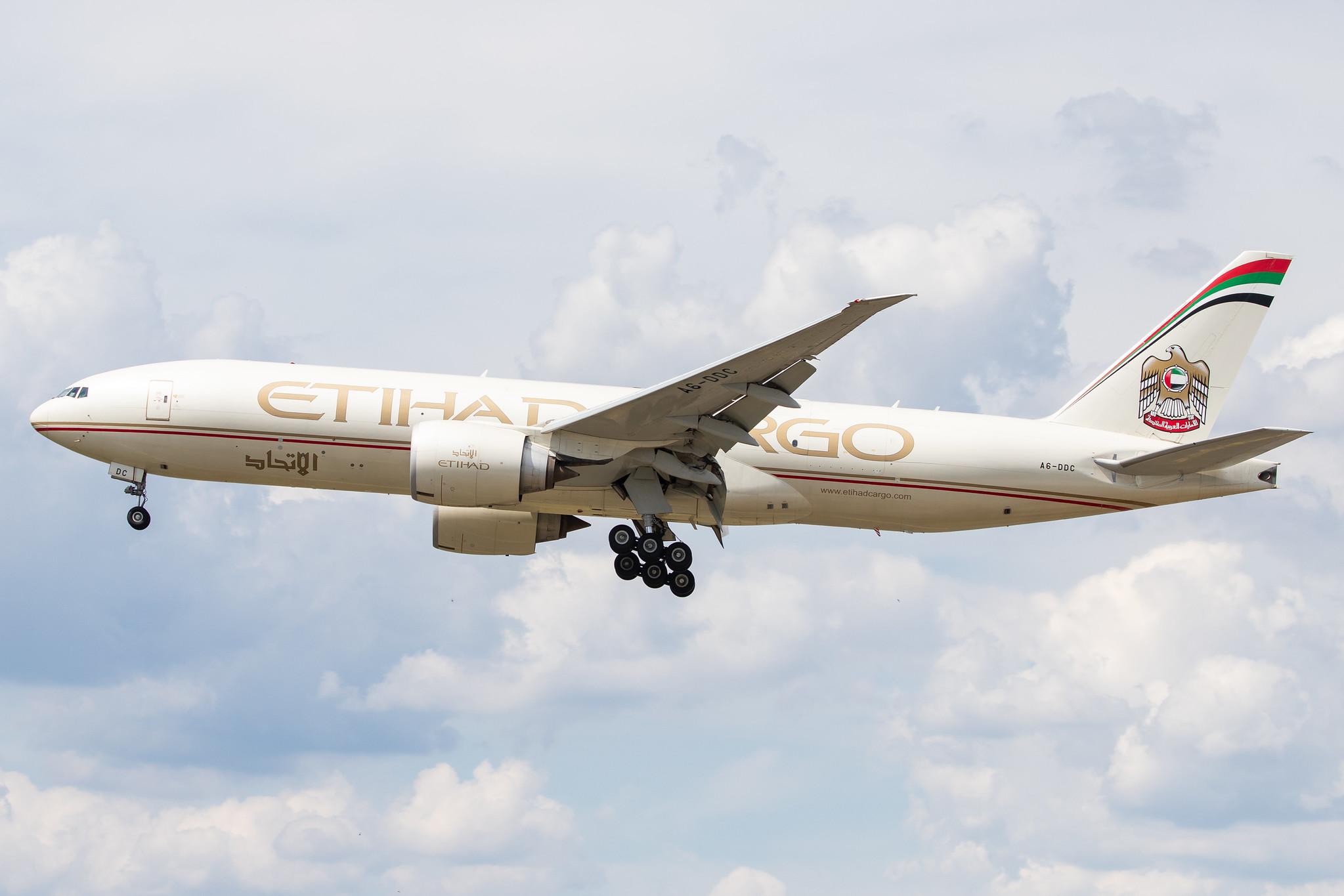 Frankfurt Airport: Etihad Cargo (EY / ETD) | Operator: Etihad Airways |  Boeing 777-FFX B77L | A6-DDC | MSN 39691