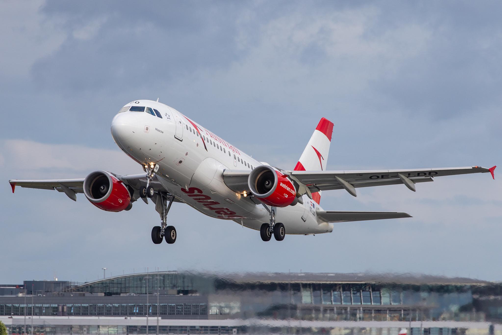 Hamburg Airport: Austrian Airlines (OS / AUA) |  Airbus A319-112 A319 | OE-LDD | MSN 2416
