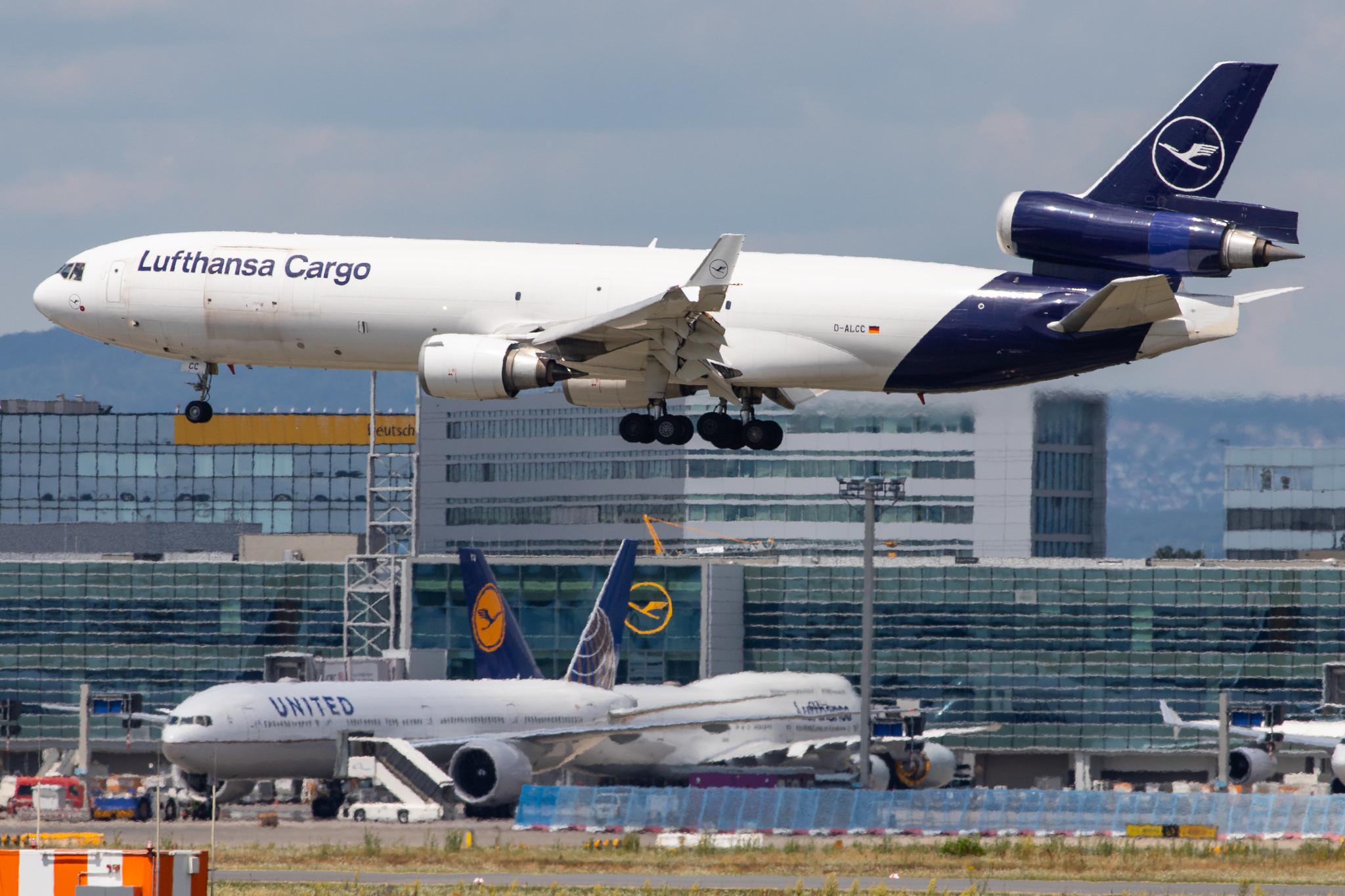 Frankfurt Airport: Lufthansa Cargo (/ GEC) |  McDonnell Douglas MD-11F MD11 | D-ALCC | MSN 48783