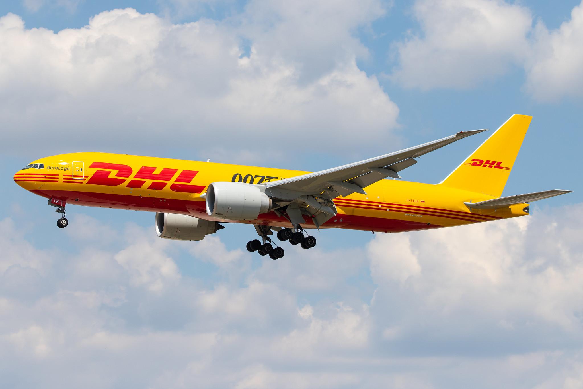Frankfurt Airport: DHL (D0 / DHK) | Operator: AeroLogic |  Boeing 777-F B77L | D-AALM | MSN 66082
