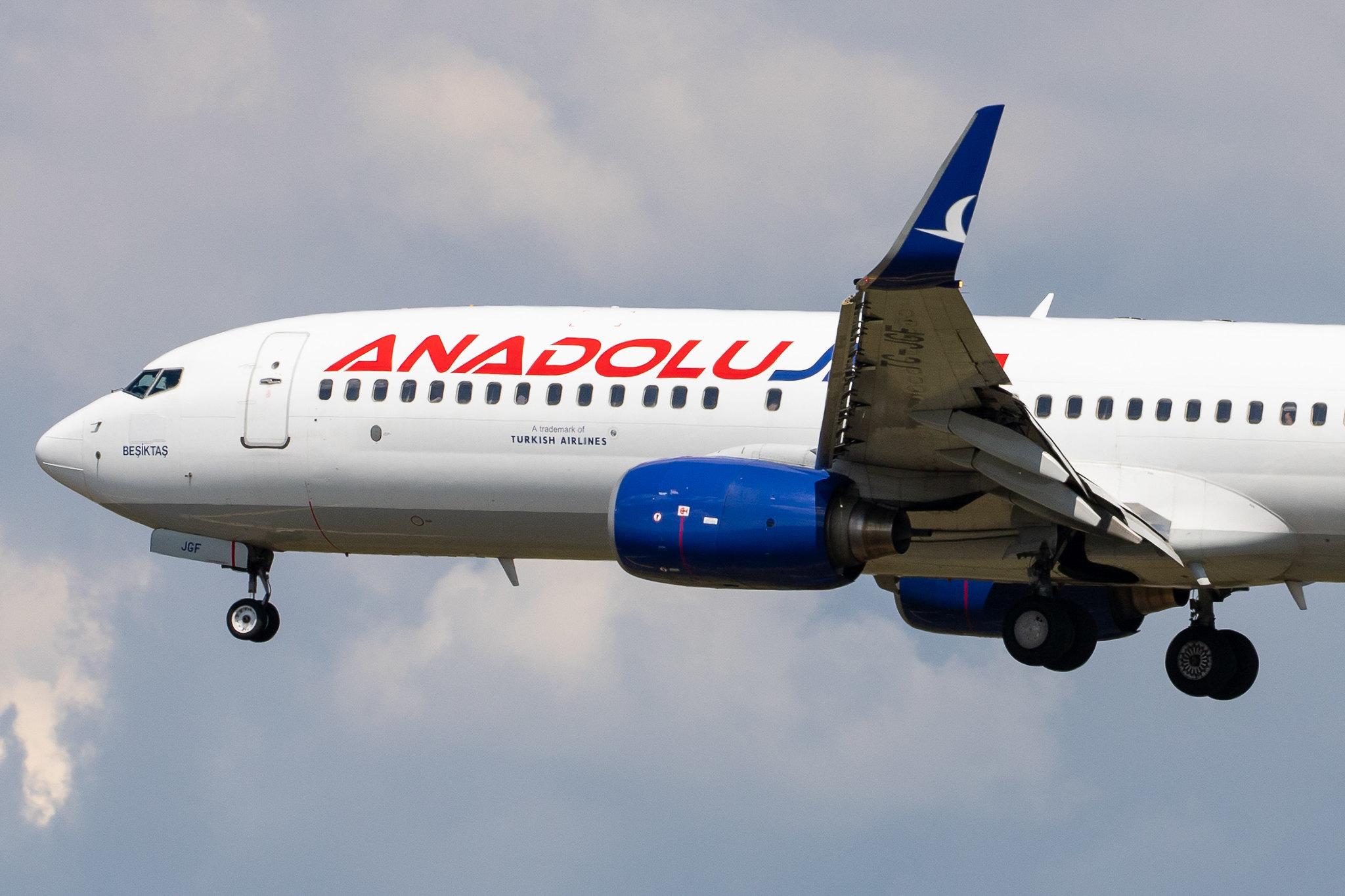 Frankfurt Airport: AnadoluJet (TK / THY) | Operator: Turkish Airlines |  Boeing 737-8F2 B738 | TC-JGF | MSN 29790