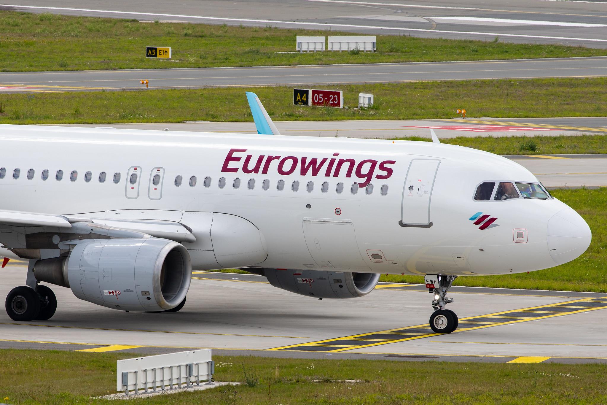 Hamburg Airport: Eurowings (EW / EWG) |  Airbus A320-214 A320 | D-AEWF | MSN 7087