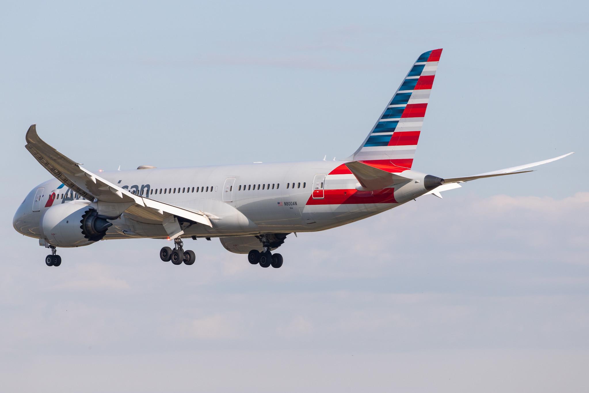 Frankfurt Airport: American Airlines (AA / AAL) |  Boeing 787-8 Dreamliner B788 | N800AN | MSN 40618