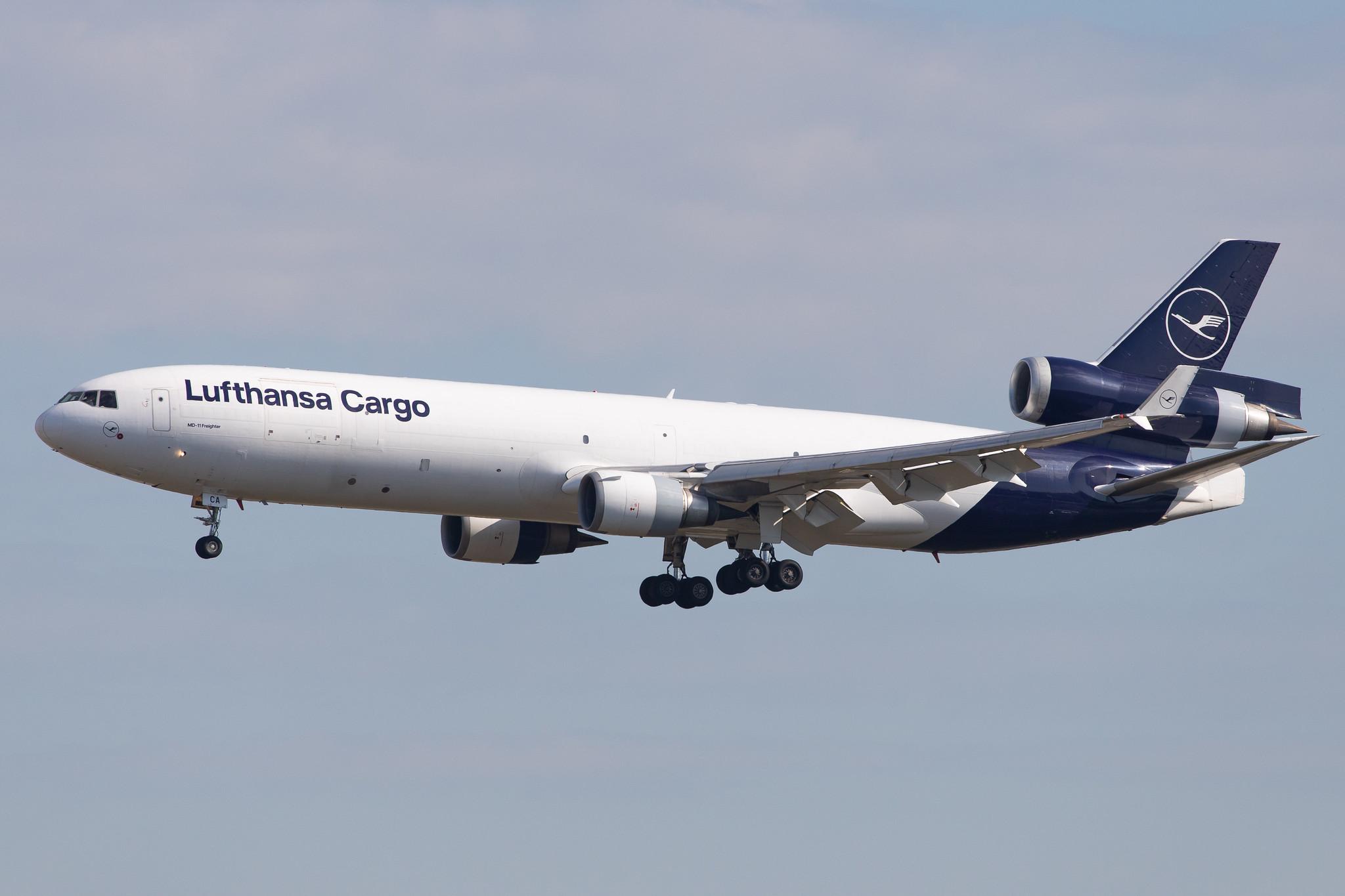 Frankfurt Airport: Lufthansa Cargo (/ GEC) |  McDonnell Douglas MD-11F MD11 | D-ALCA | MSN 48781