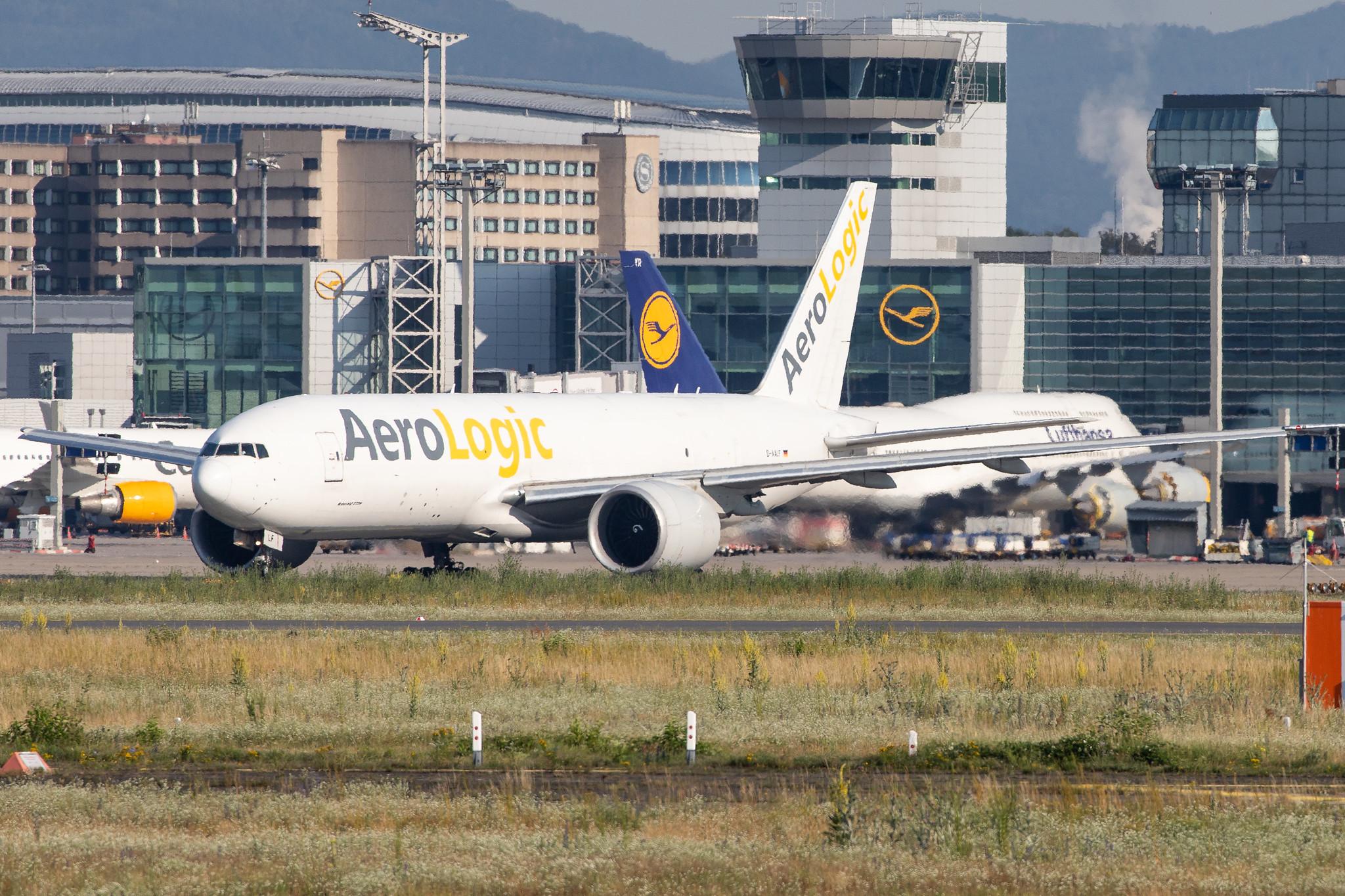 Frankfurt Airport: AeroLogic (3S / BOX) |  Boeing 777-FZN B77L | D-AALF | MSN 36201