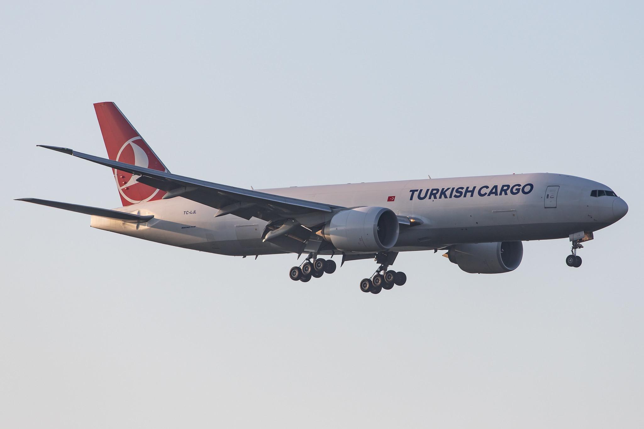 Frankfurt Airport: Turkish Cargo (TK / THY) | Operator: Turkish Airlines |  Boeing 777-FF2 B77L | TC-LJL | MSN 60403