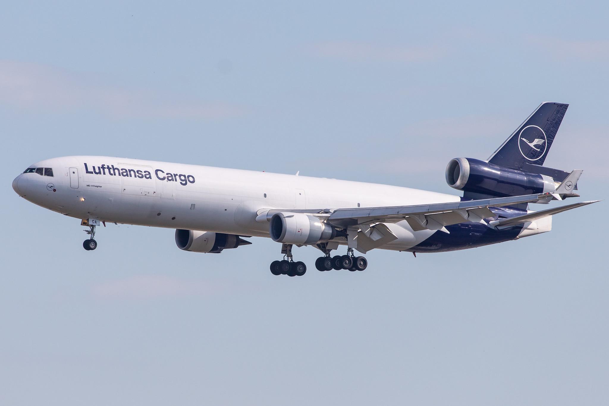 Frankfurt Airport: Lufthansa Cargo (/ GEC) |  McDonnell Douglas MD-11F MD11 | D-ALCA | MSN 48781