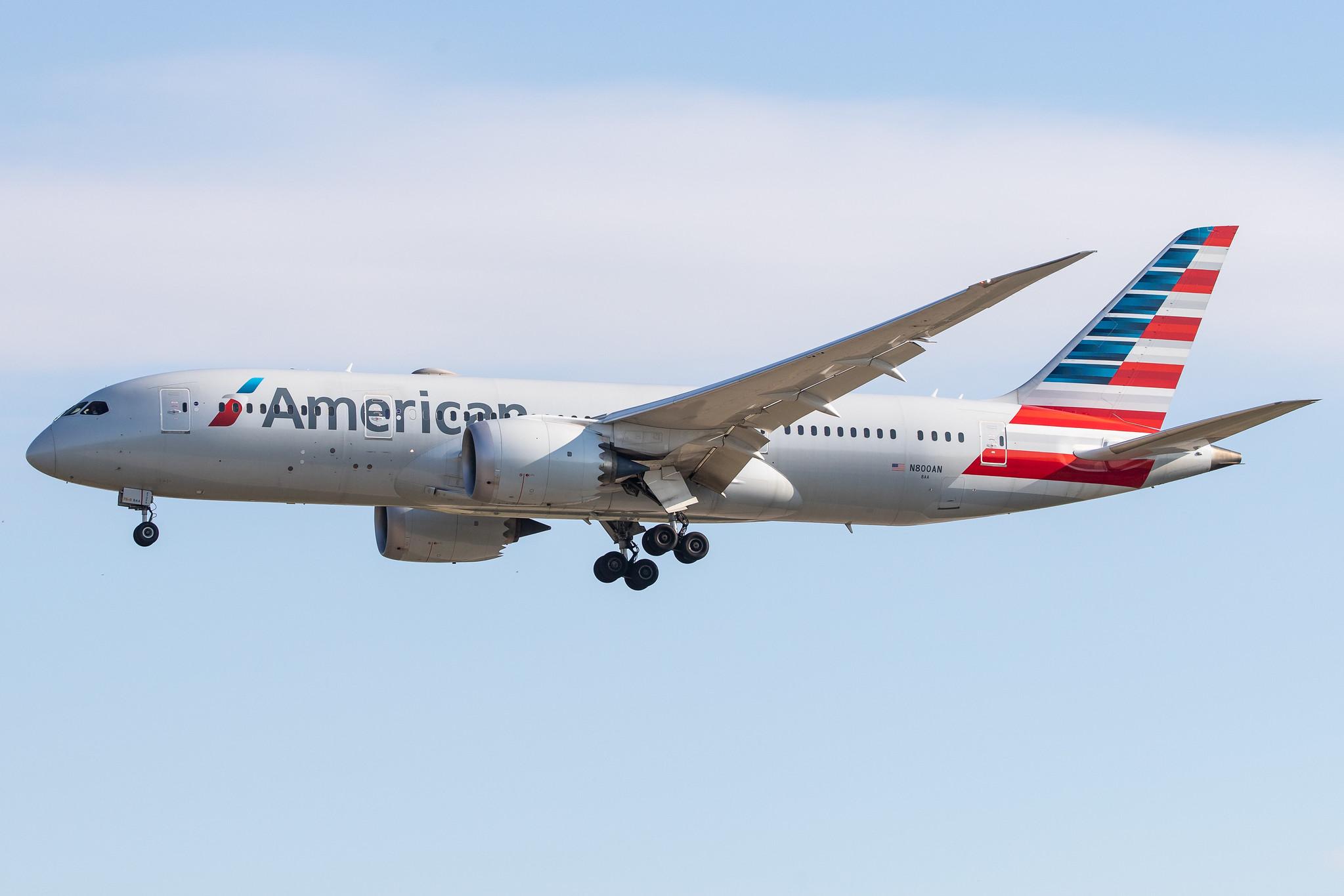 Frankfurt Airport: American Airlines (AA / AAL) |  Boeing 787-8 Dreamliner B788 | N800AN | MSN 40618
